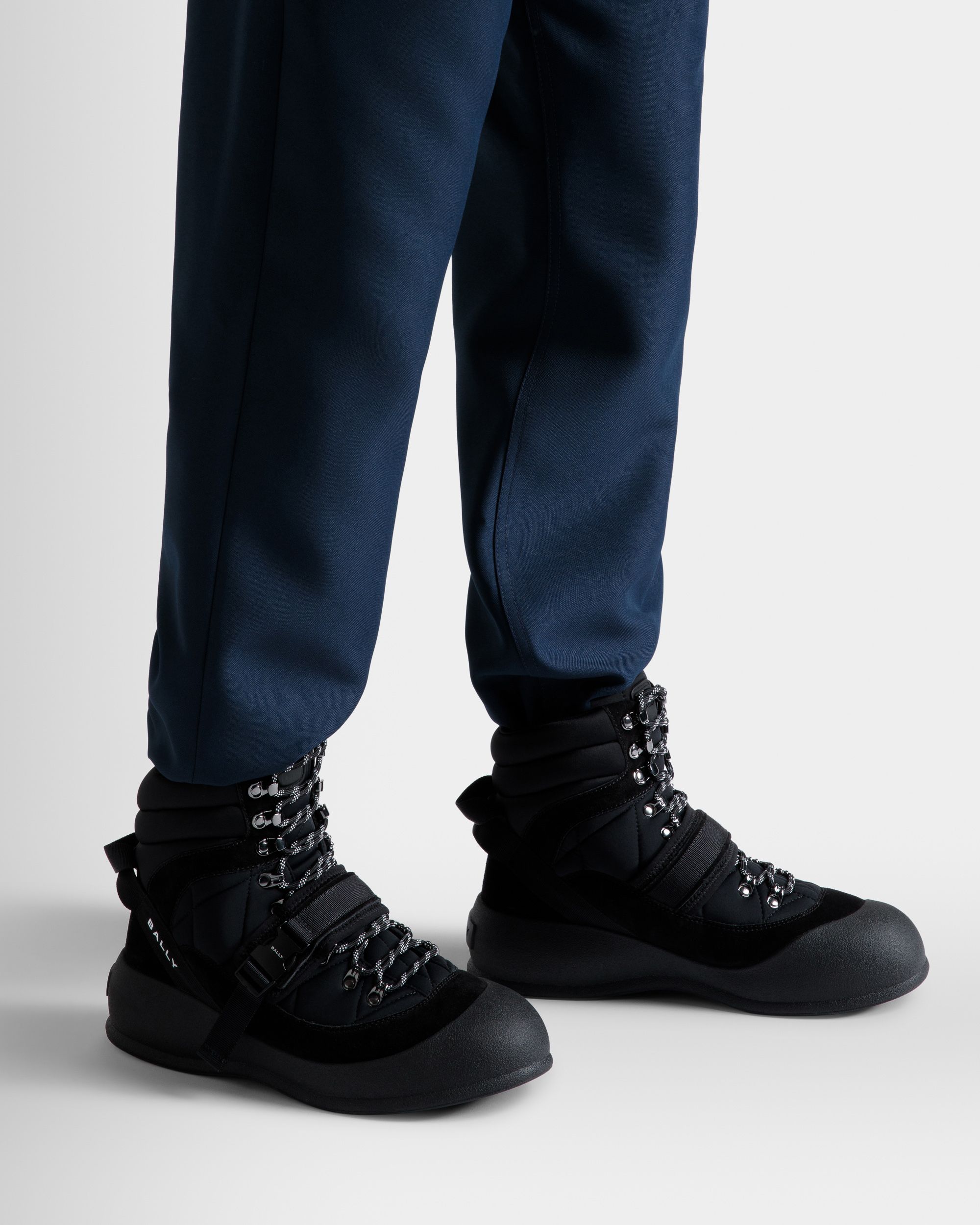 Bally Global - Frei Boot In Black Nylon - Black