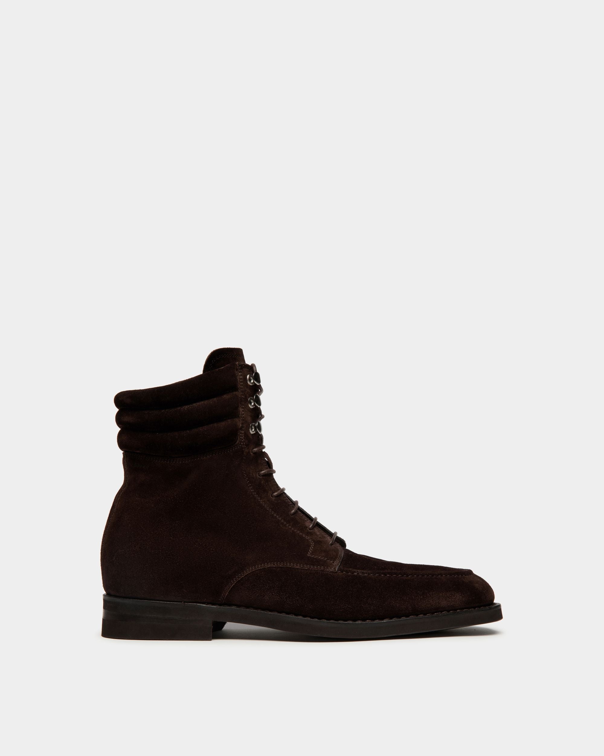 Bally Global - Schoenen Bootie in Ebano Suede - Brown
