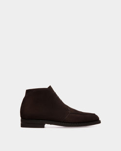 Schoenen Bootie In Ebano Suede Leather