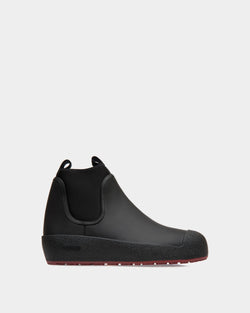 Bally Curling Boots In Black Leather