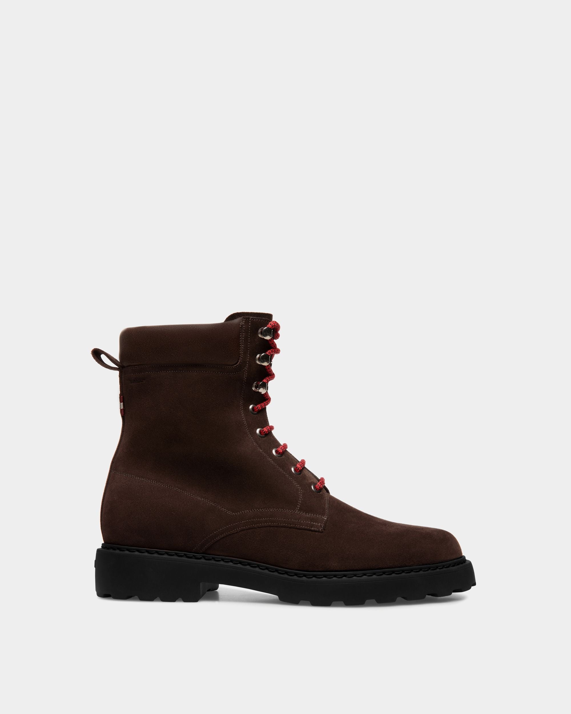 Bally Global - Gusto Bootie in Ebano Suede - Brown