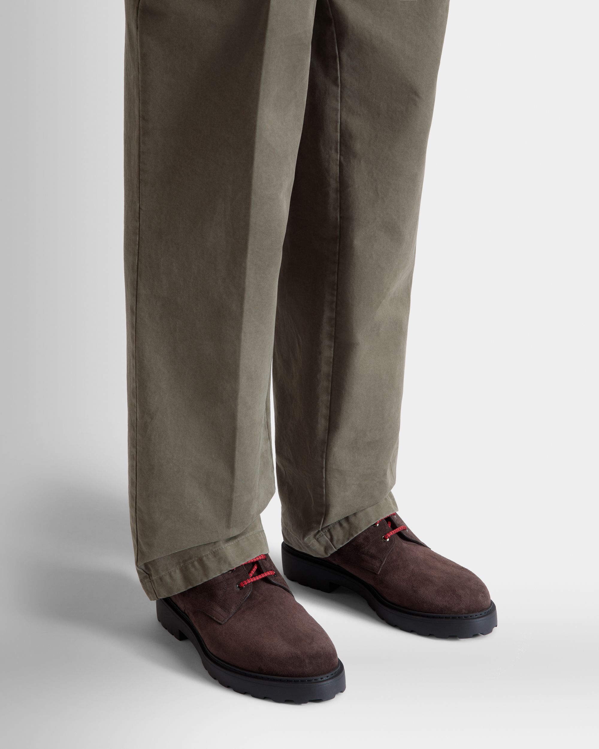 Bally Global - Gusto Bootie in Ebano Suede - Brown
