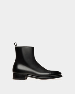 Adrien Brody Travel Collection Bootie In Black Leather