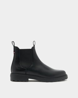 Gusto Bootie in Black Leather