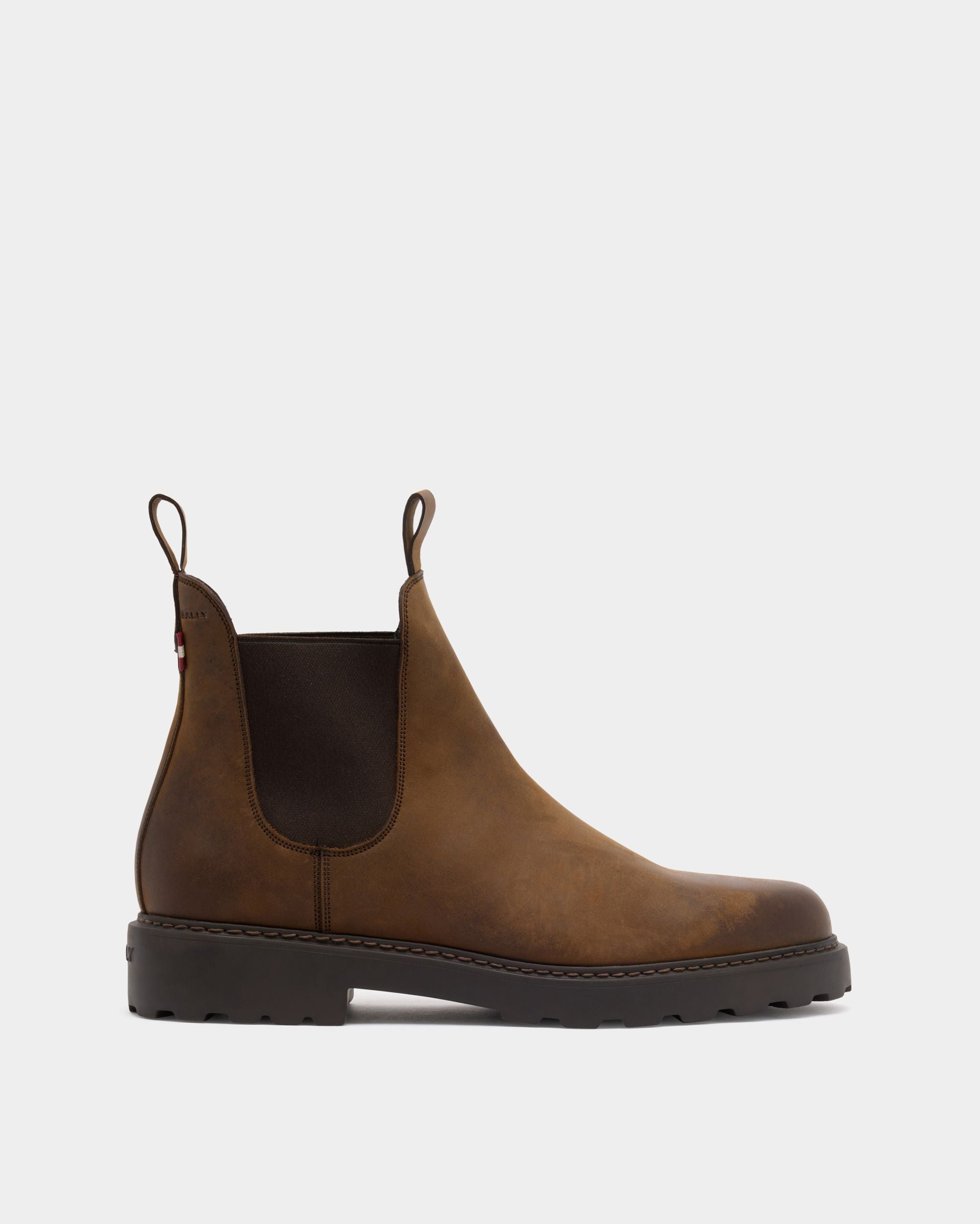 Bally Global - Gusto Bootie in Brown Leather - Brown