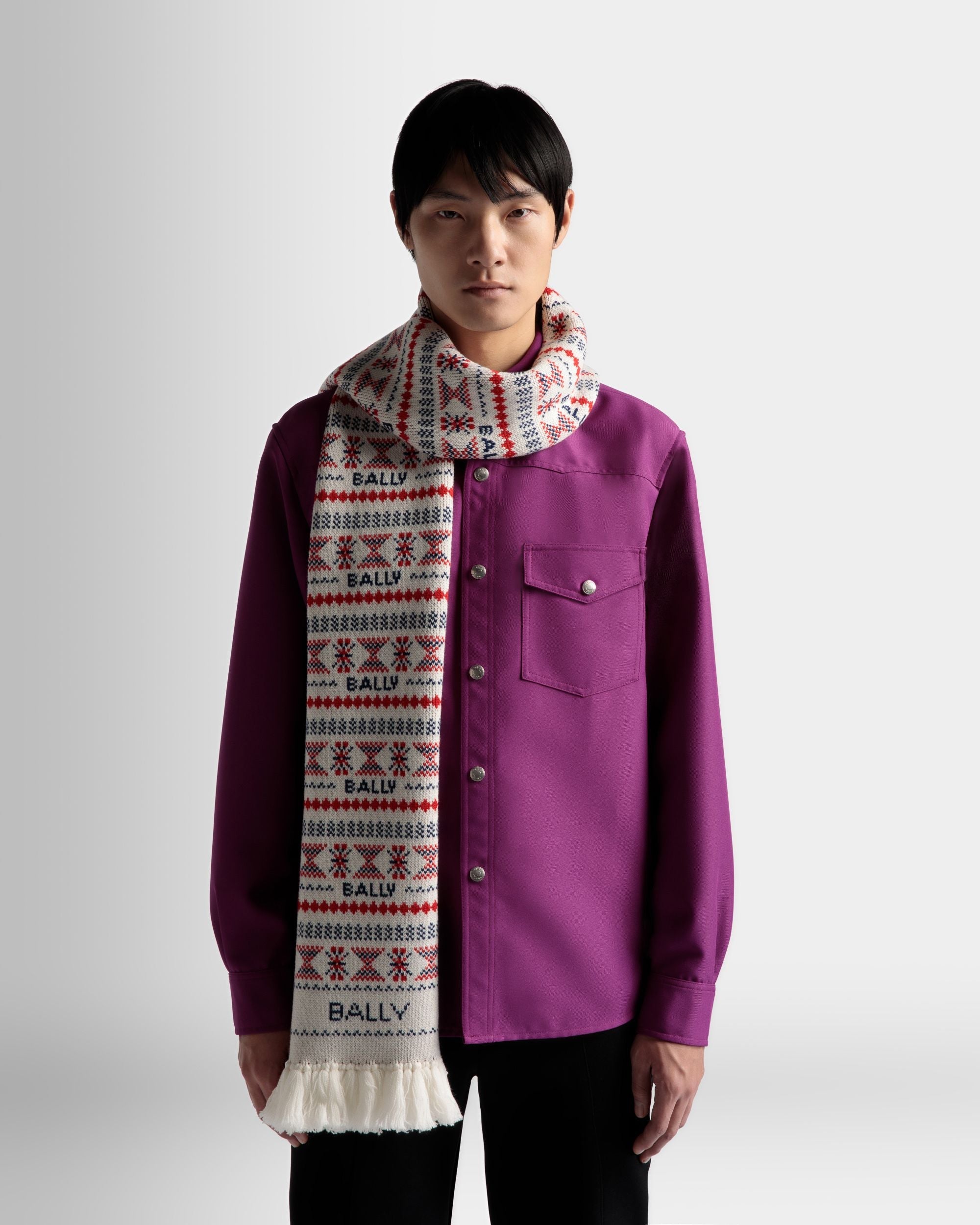 Bally Global - Bufanda Mountain De Lana Multicolor - Multicolor