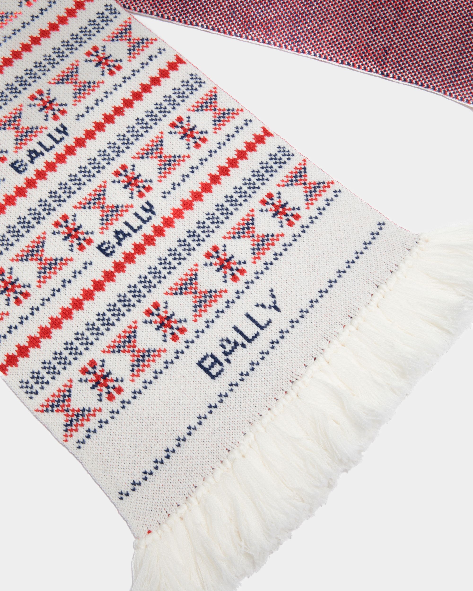 Bally Global - Mountain Multicolor Scarf In Wool - Multicolor