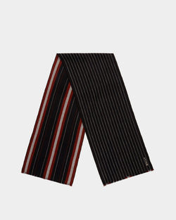 Scarf in Navy Blue Wool