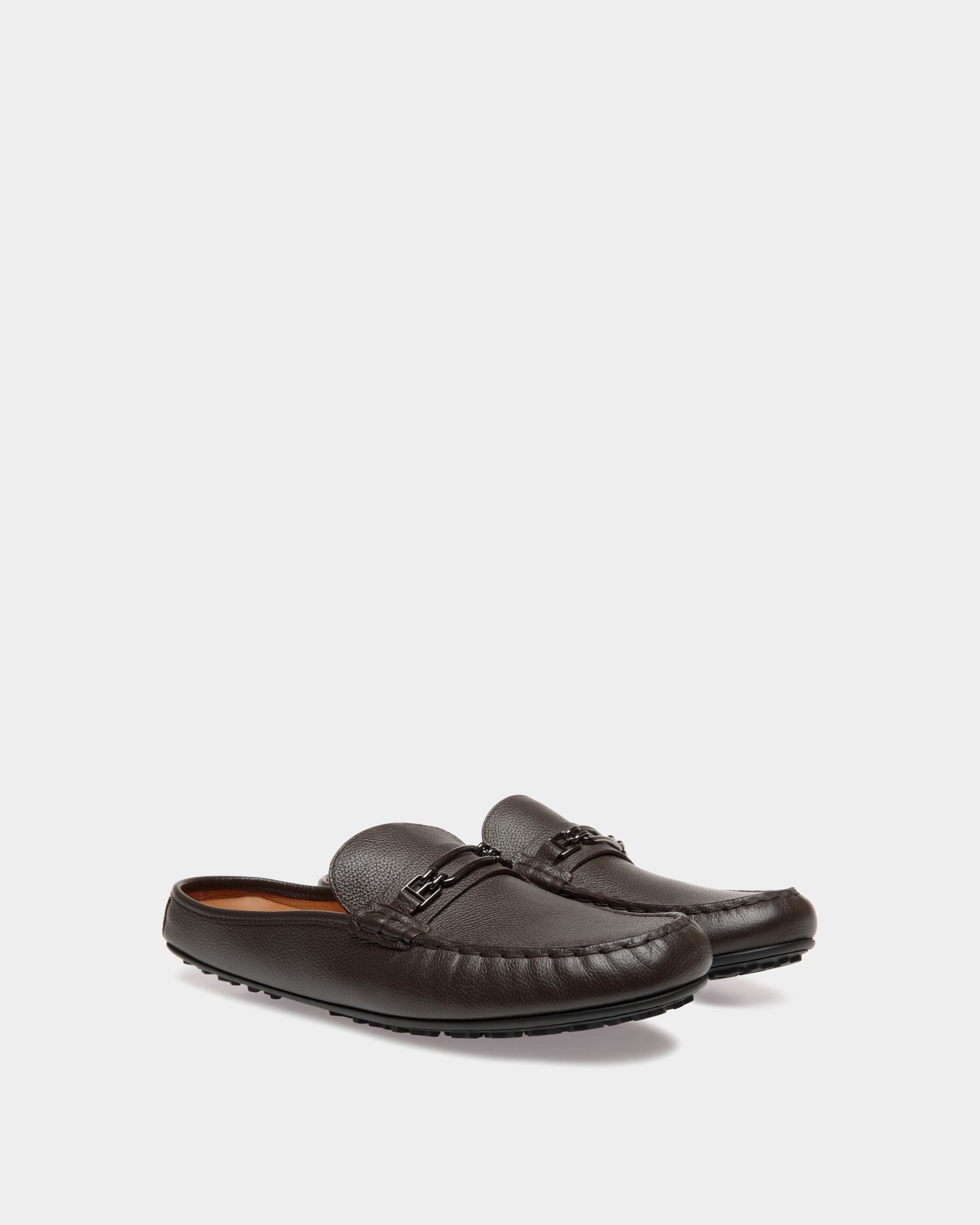 Bally Global - Villeneuve Drivers In Brown Leather - Brown