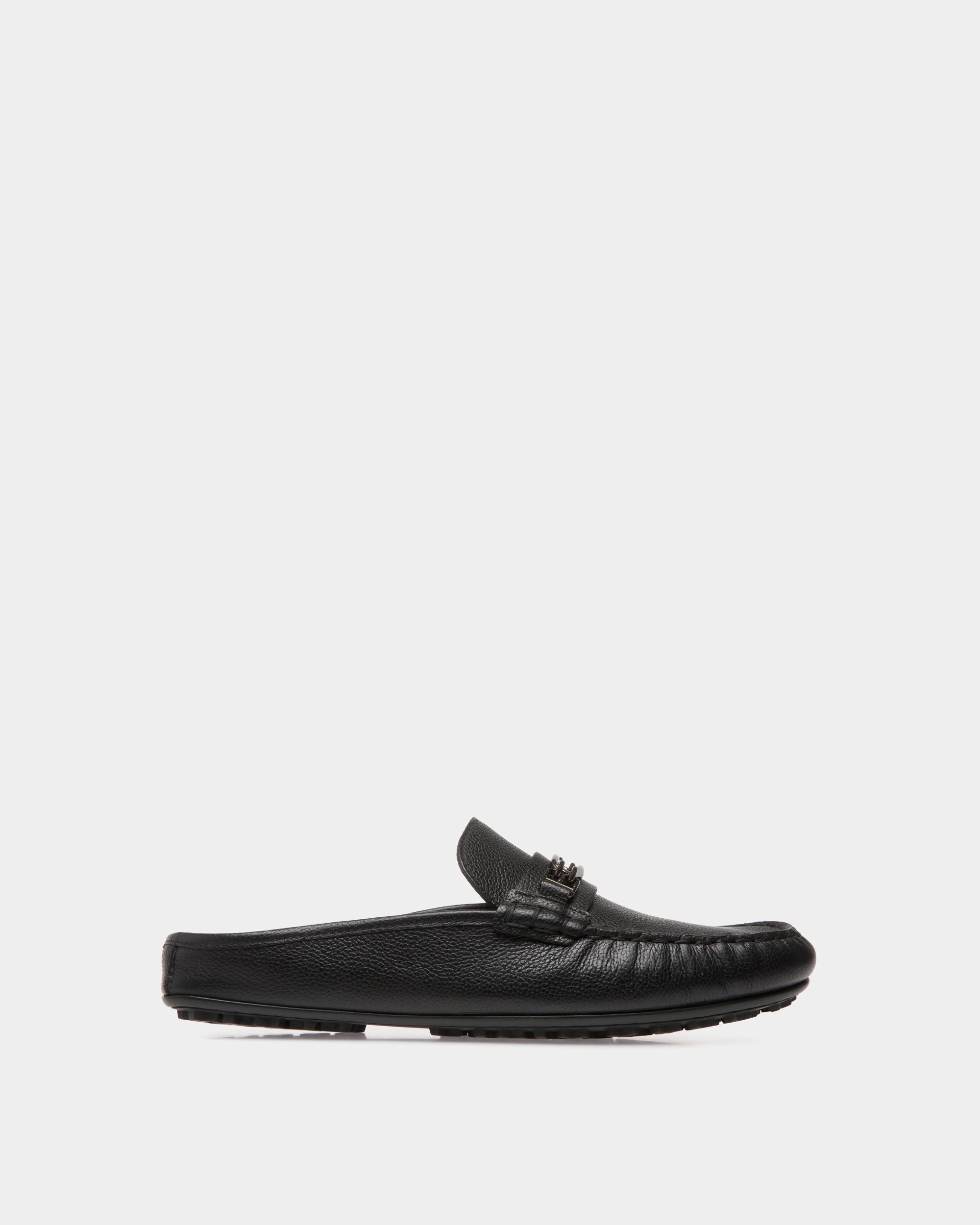 Bally Global - Villeneuve Drivers In Black Leather - Black