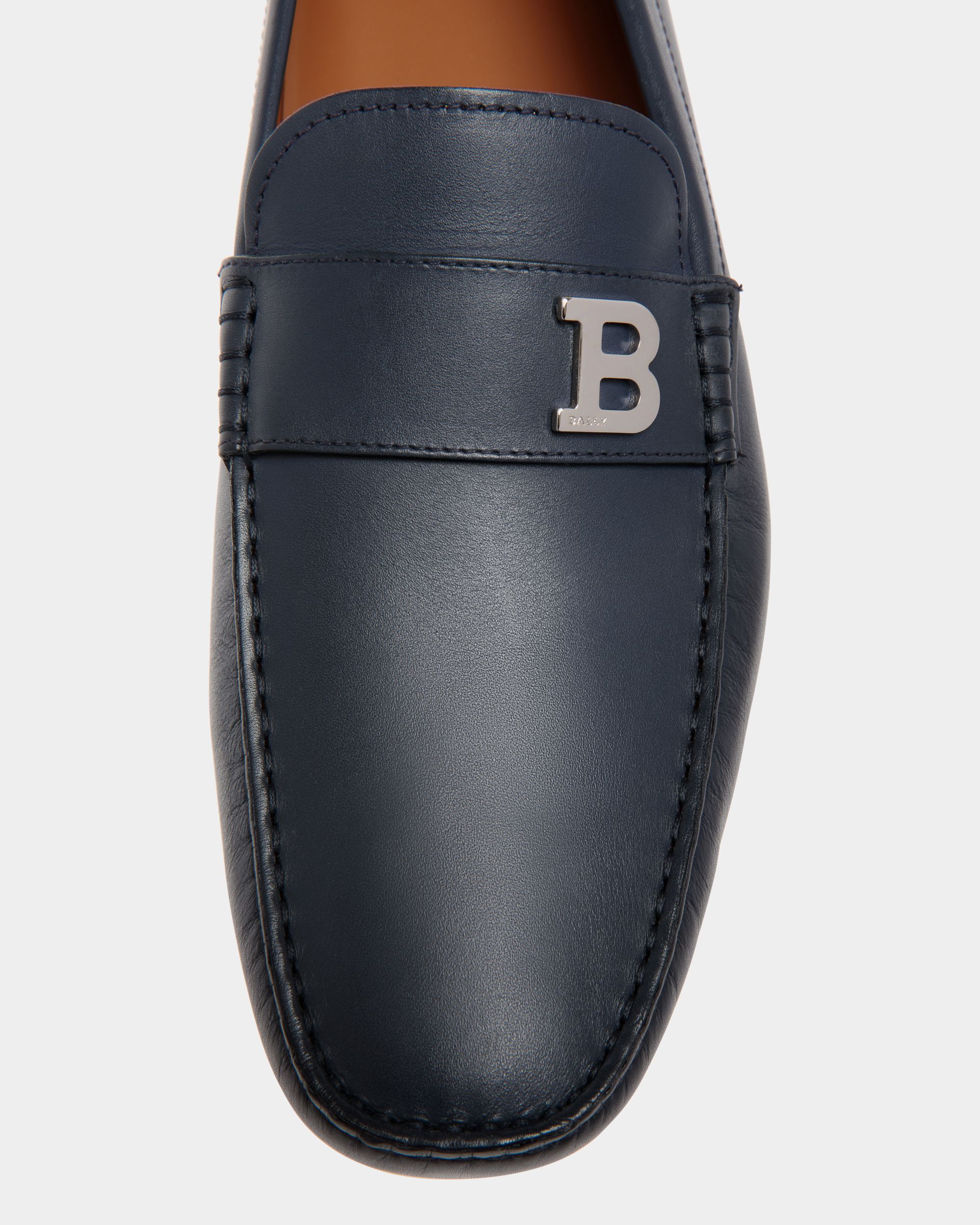 Bally Global - Driver In Blue Leather - Blue