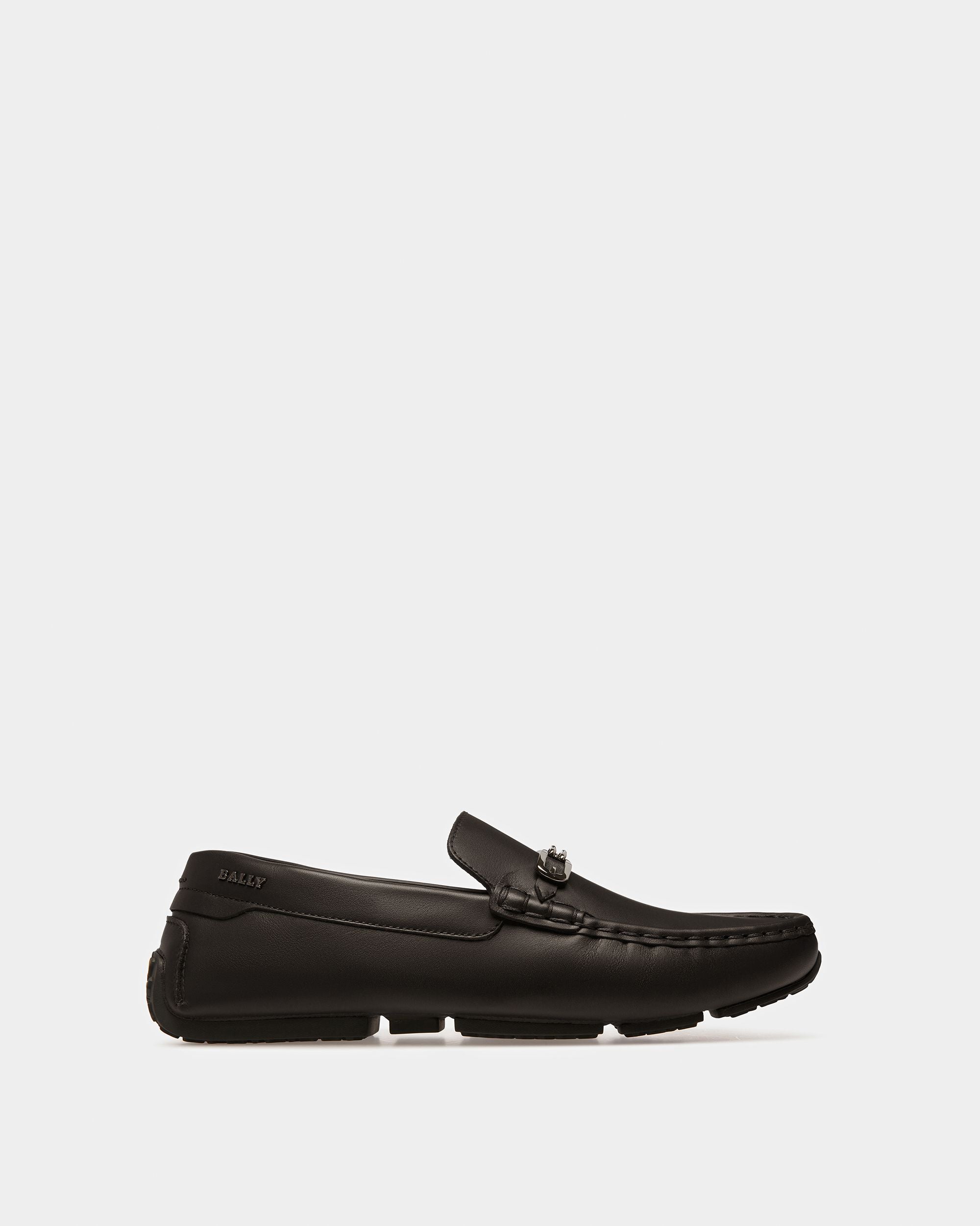 Bally Global - Pinter Leather Drivers In Black - Negro