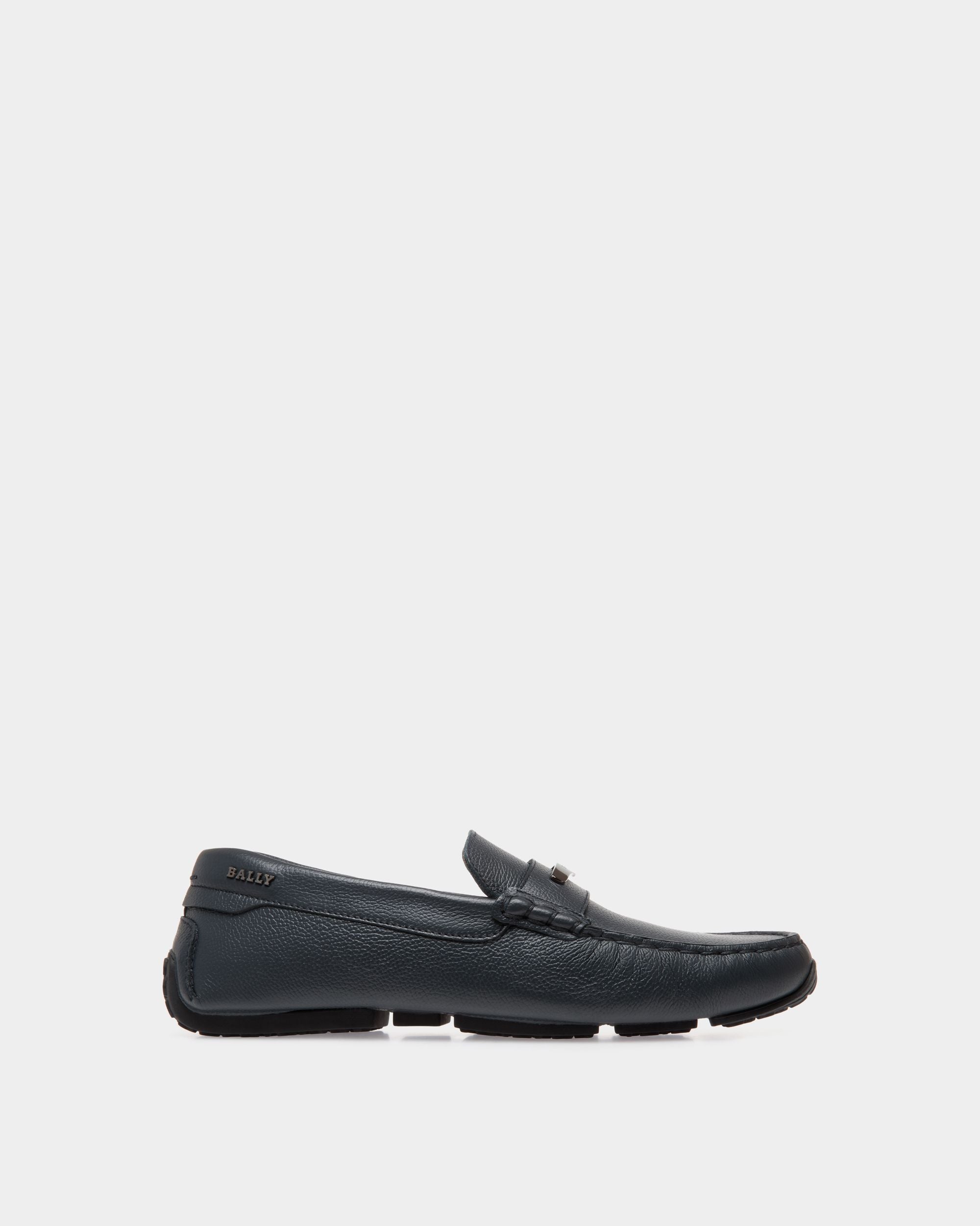 Bally Global - Pilot Drivers In Blue Leather - Blue