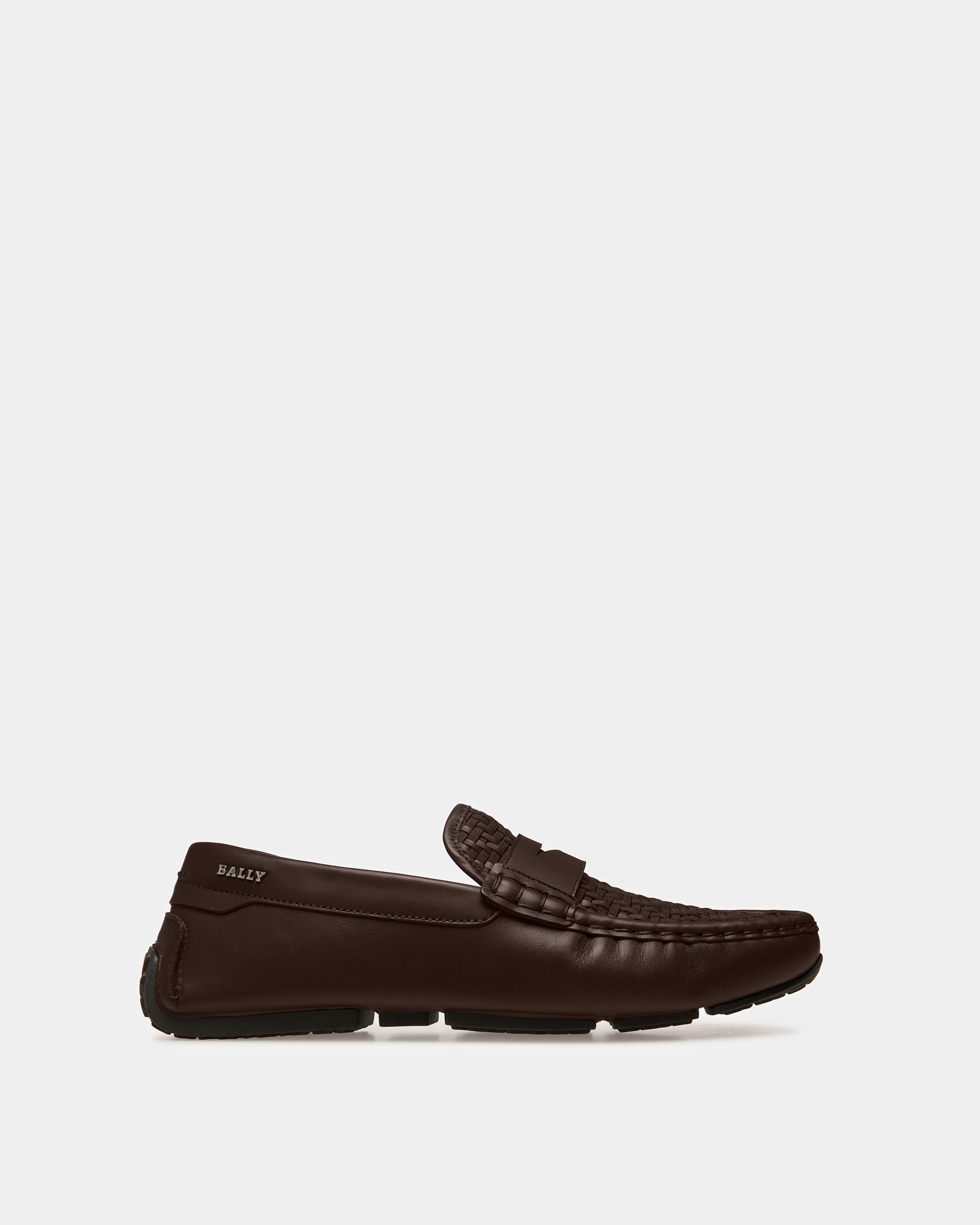 Bally Global - Pilos Leather Drivers In Brown - Brown