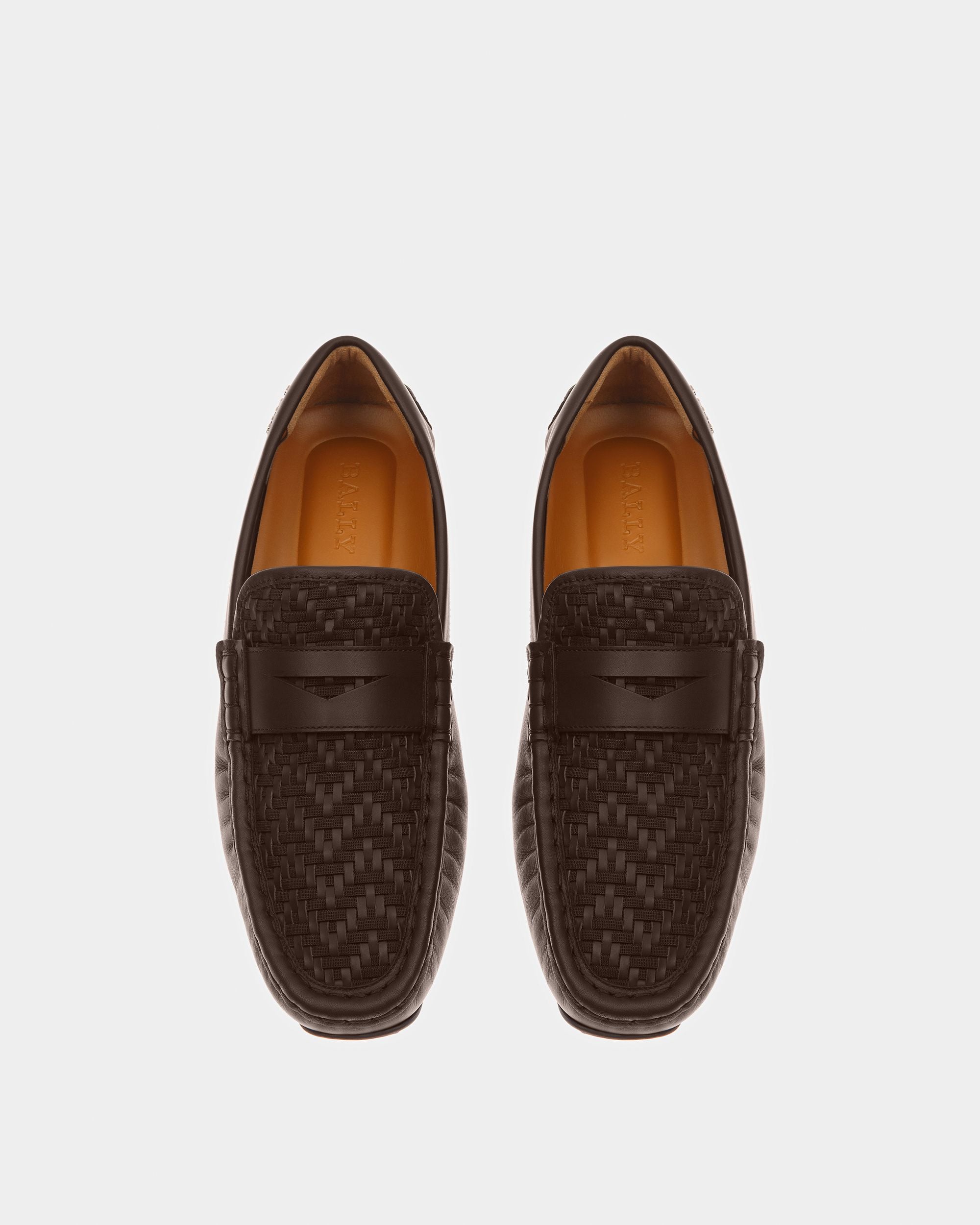 Bally Global - Pilos Leather Drivers In Brown - Brown