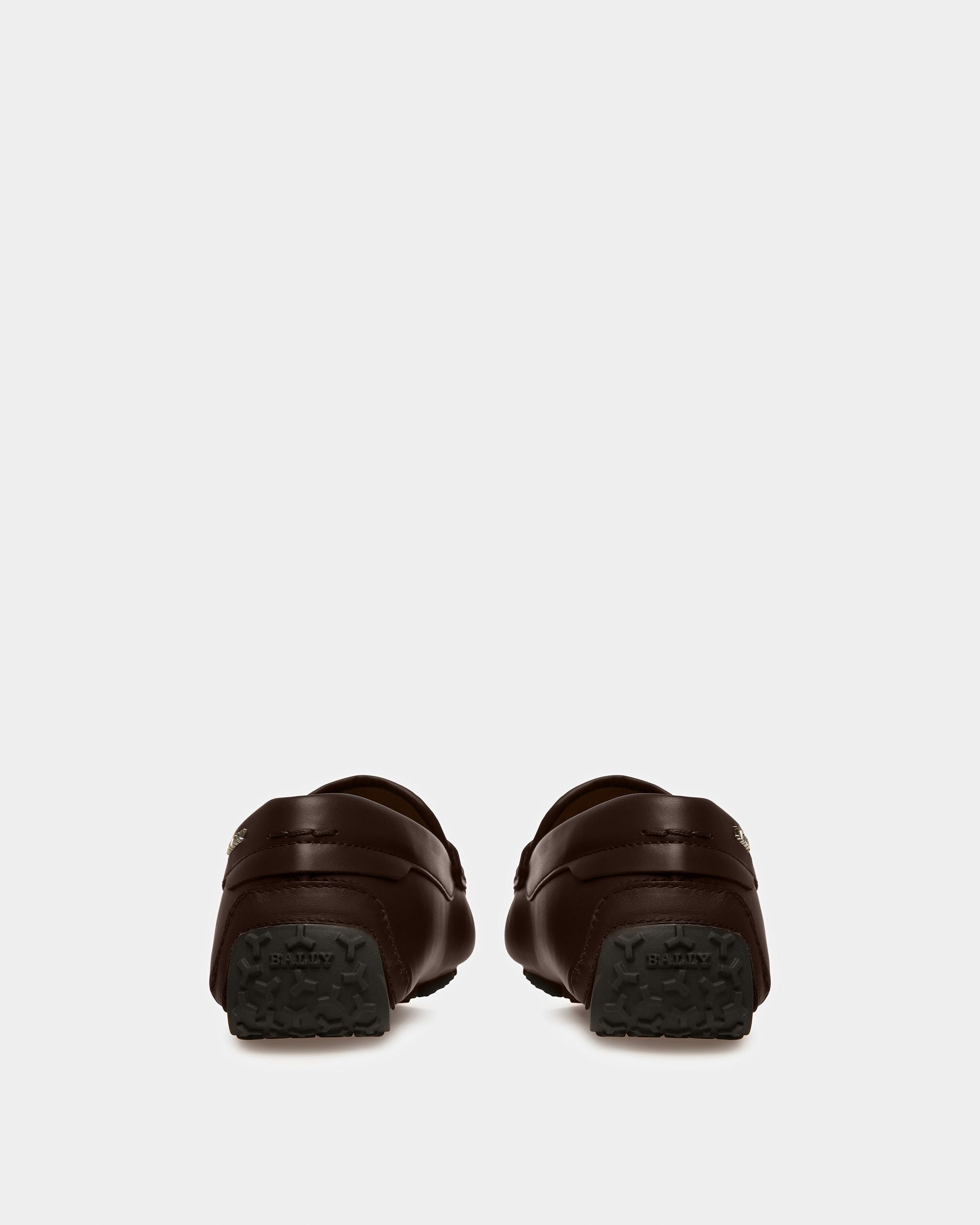 Bally Global - Pilos Leather Drivers In Brown - Brown