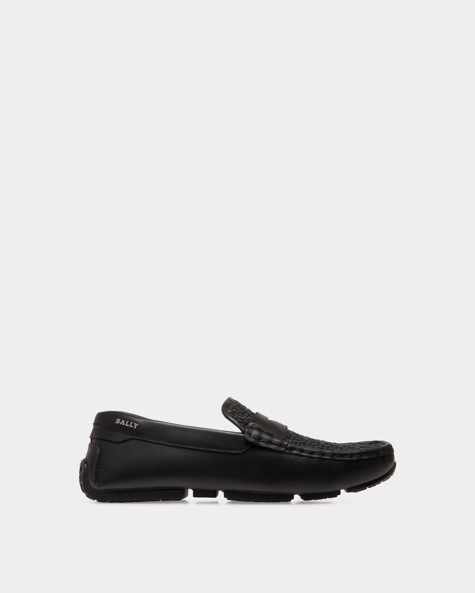 Bally Global - Pilot Drivers In Black Leather - Black