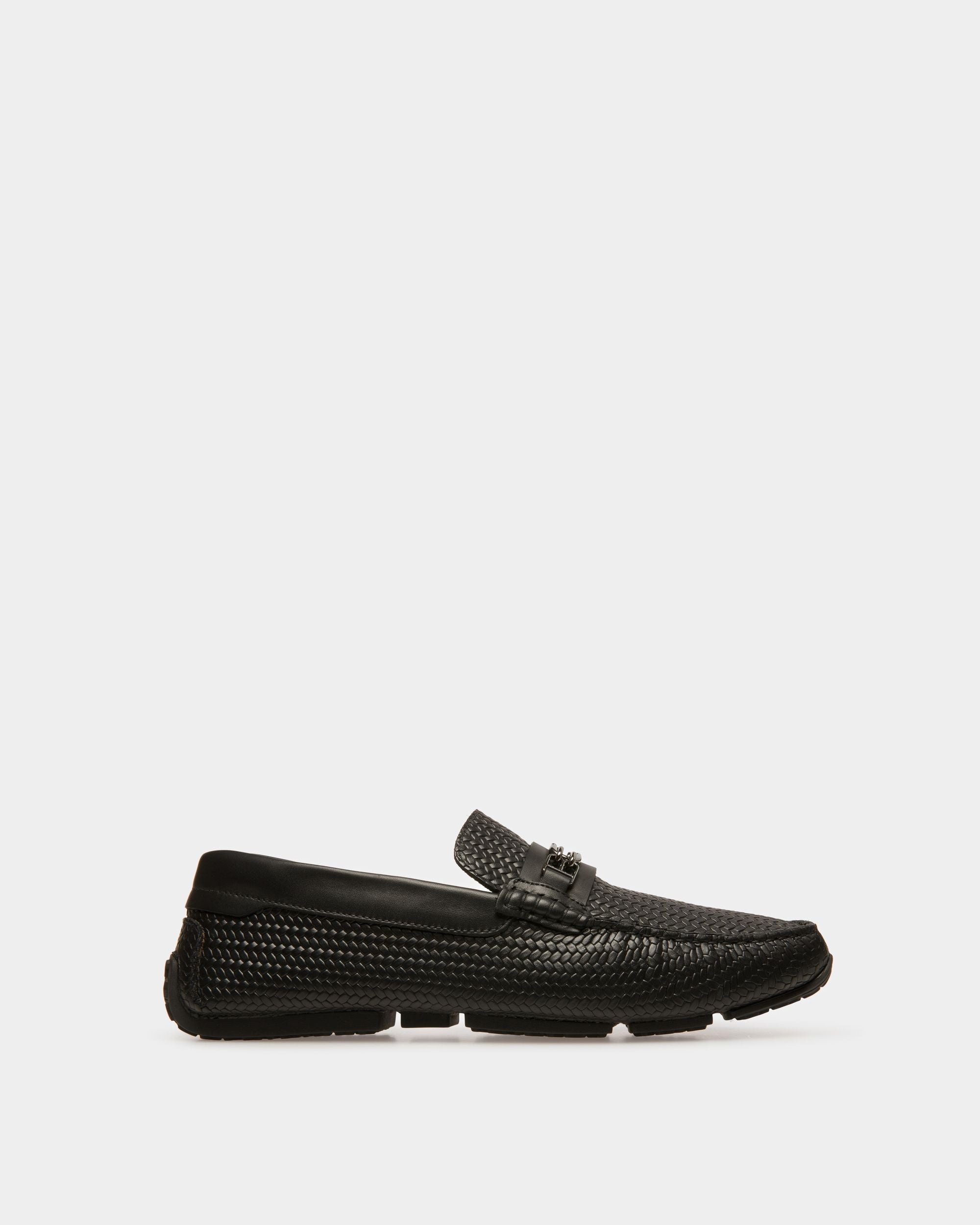 Bally Global - Pilot Drivers In Black Leather - Black
