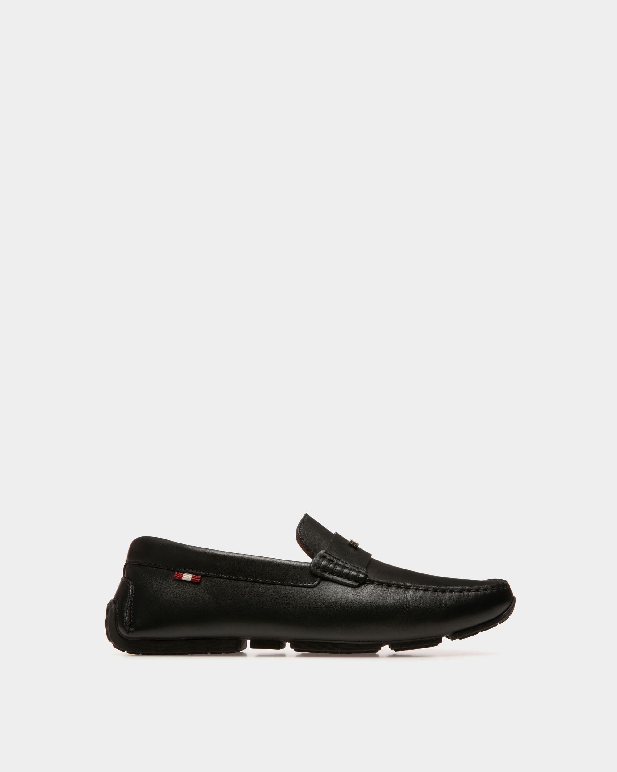 Bally Global - Palsy Leather Drivers In Black - Black