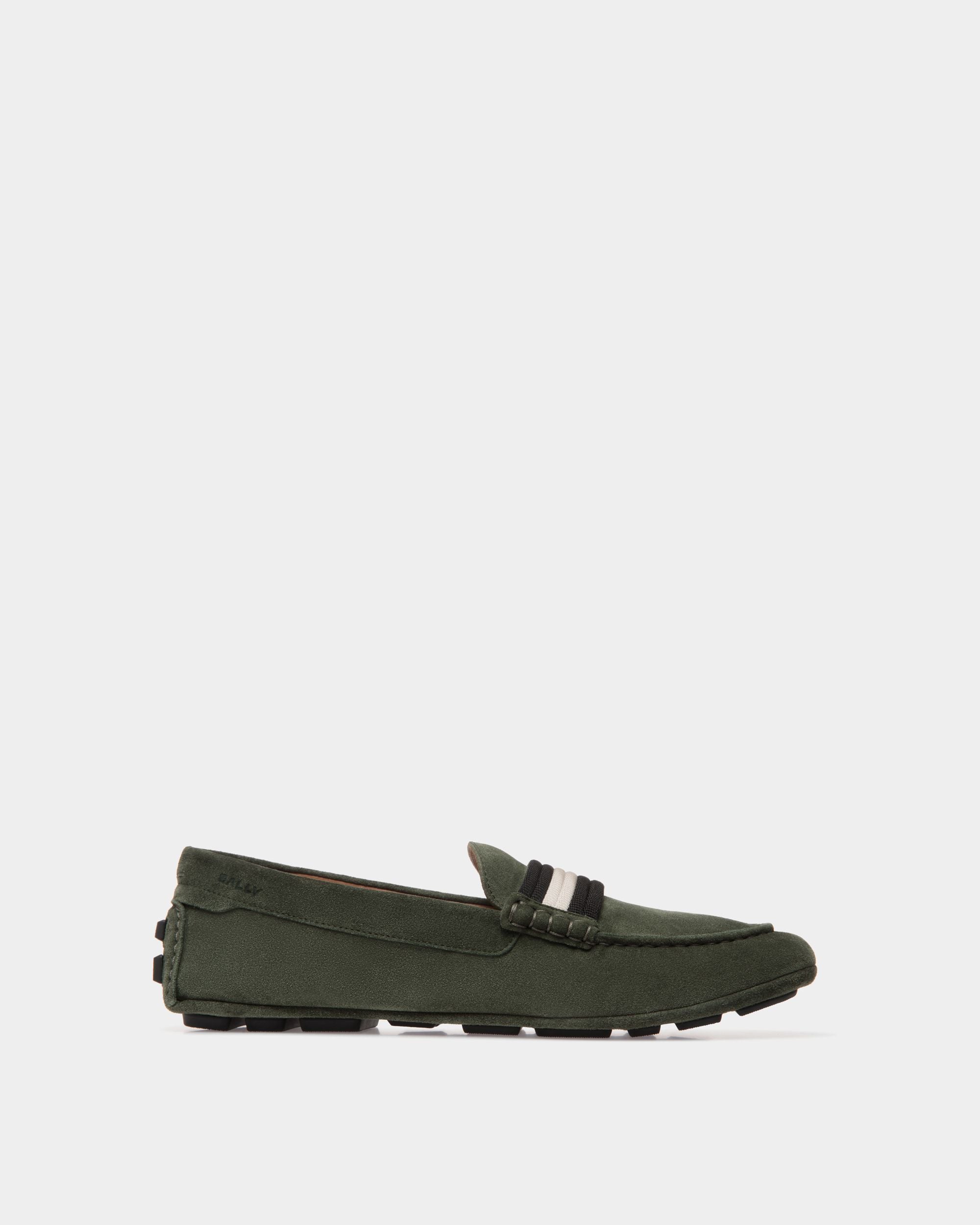 Bally Global - Kerbs Drivers In Green Leather - Green