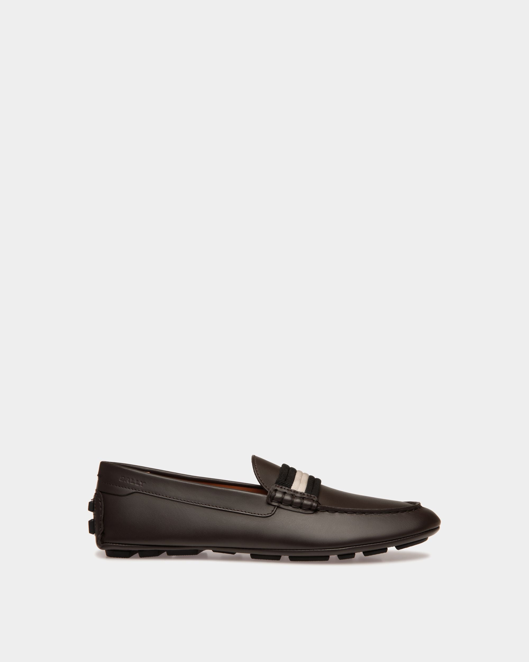 Bally Global - Kerbs Driver in Ebano Leather - Brown