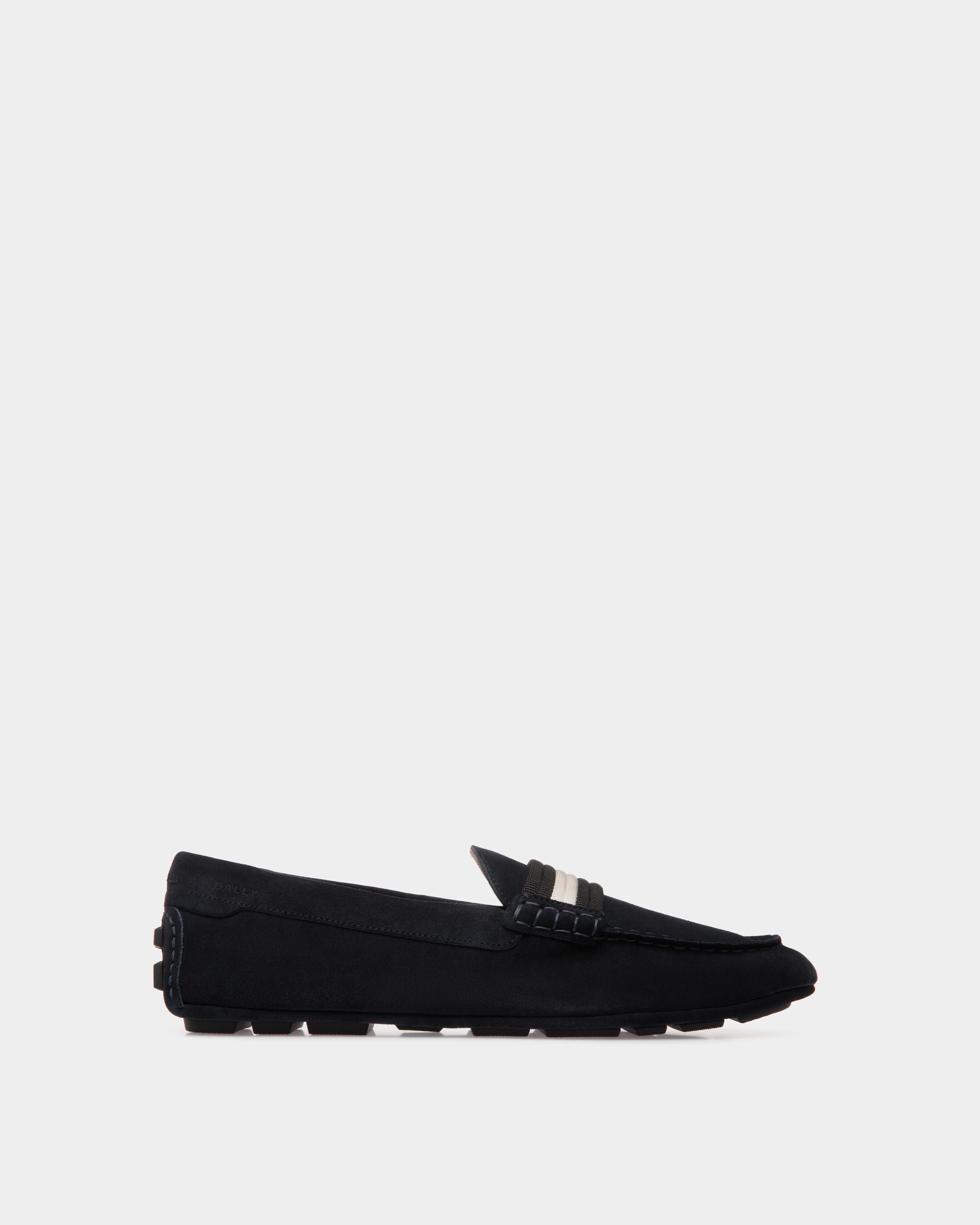 Bally Global - Kerbs Drivers In Blue Leather - Blue