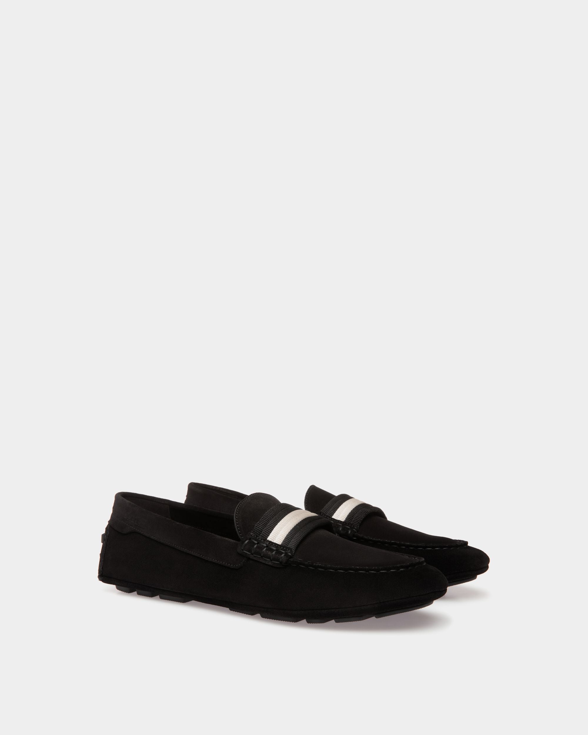 Bally Global - Kerbs Drivers In Black Leather - Black