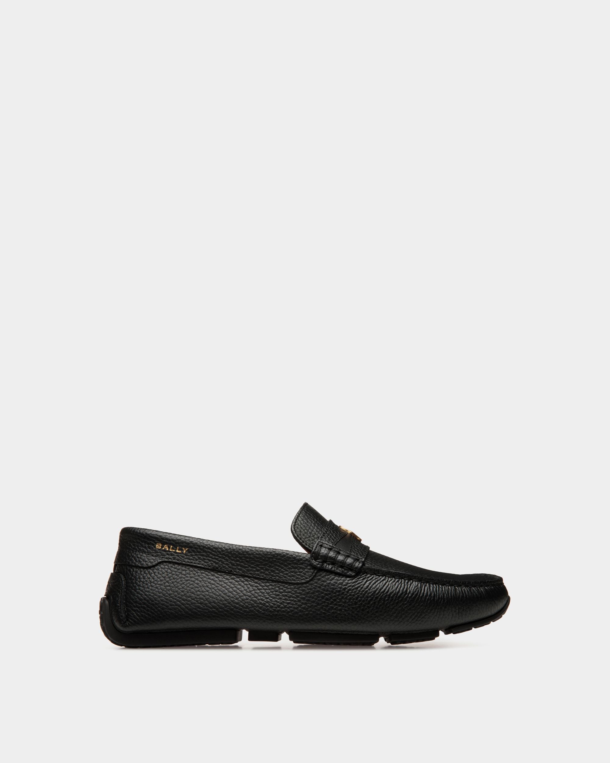 Bally Global - Pilot Drivers In Black Leather - Black