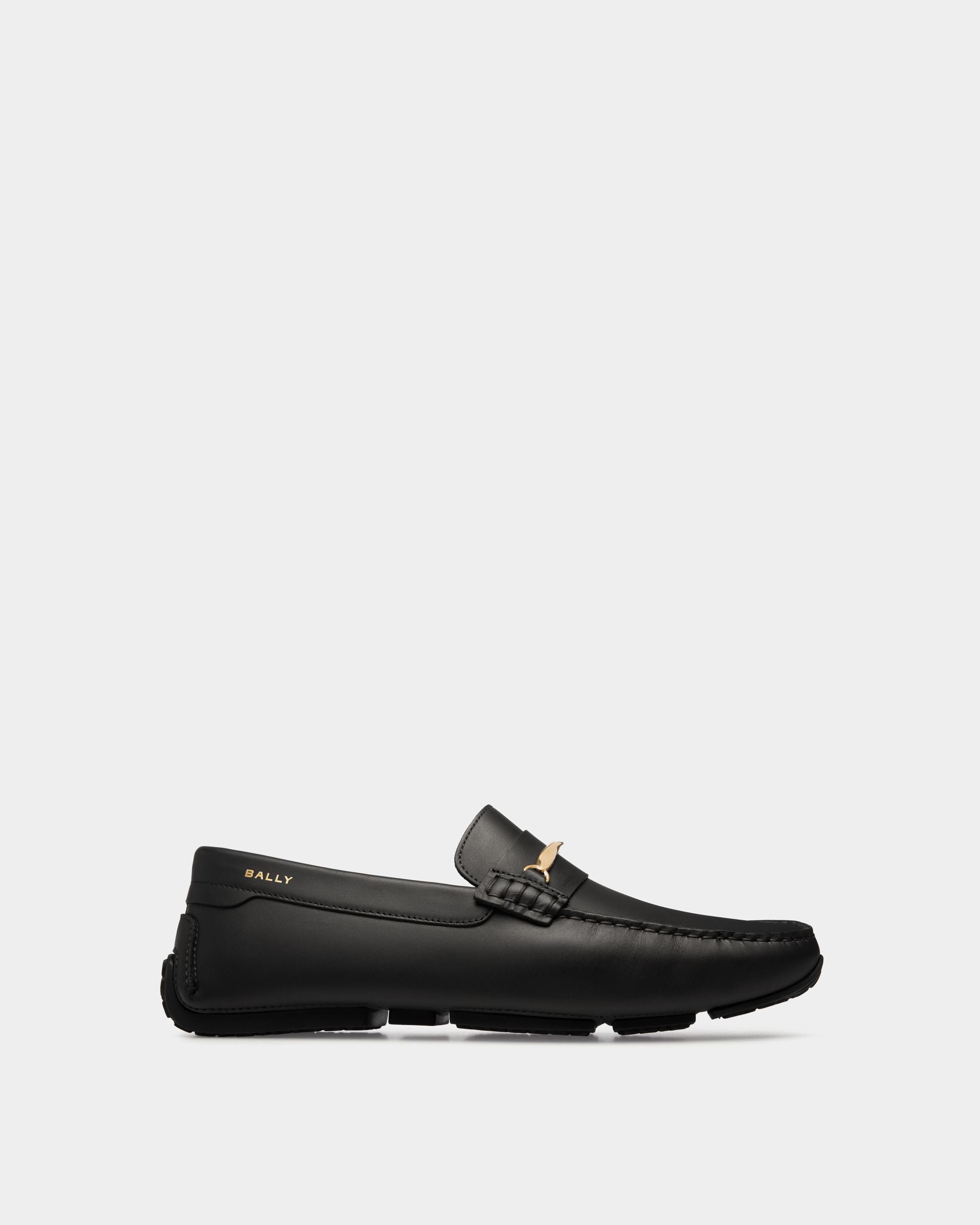 Bally Global - Pilot Drivers In Black Leather - Black
