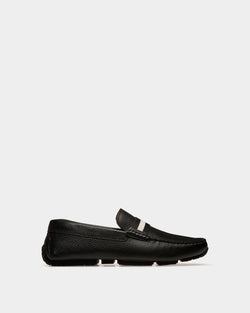 Pilot Driver In Black Grained Leather