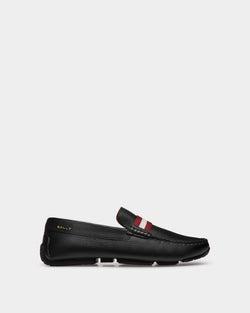 Pilot Driver In Black Grained Leather