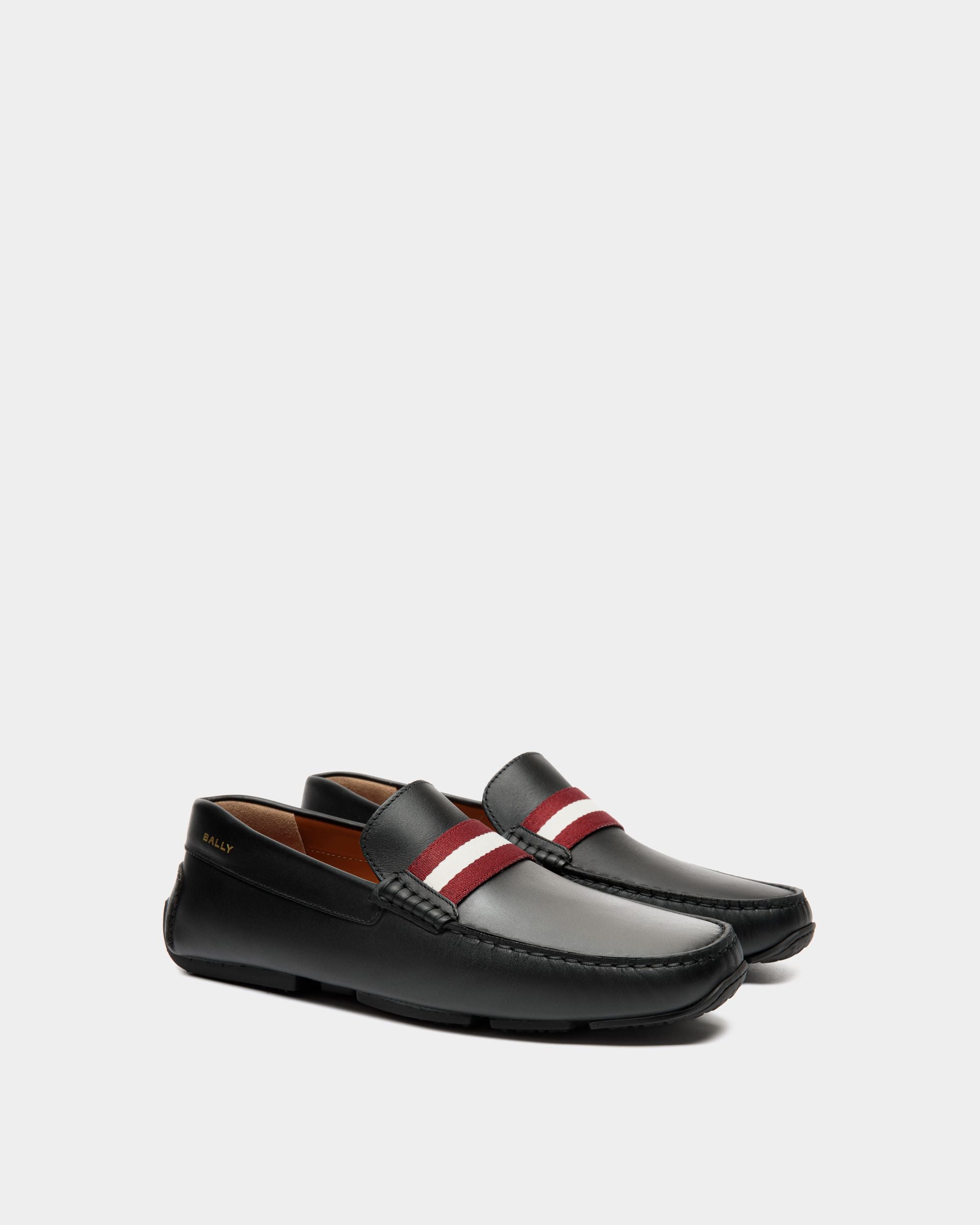 Bally Global - Pilot Driver In Black Leather - Black