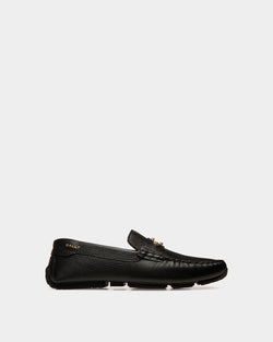 Pilot Driver In Black Grained Leather