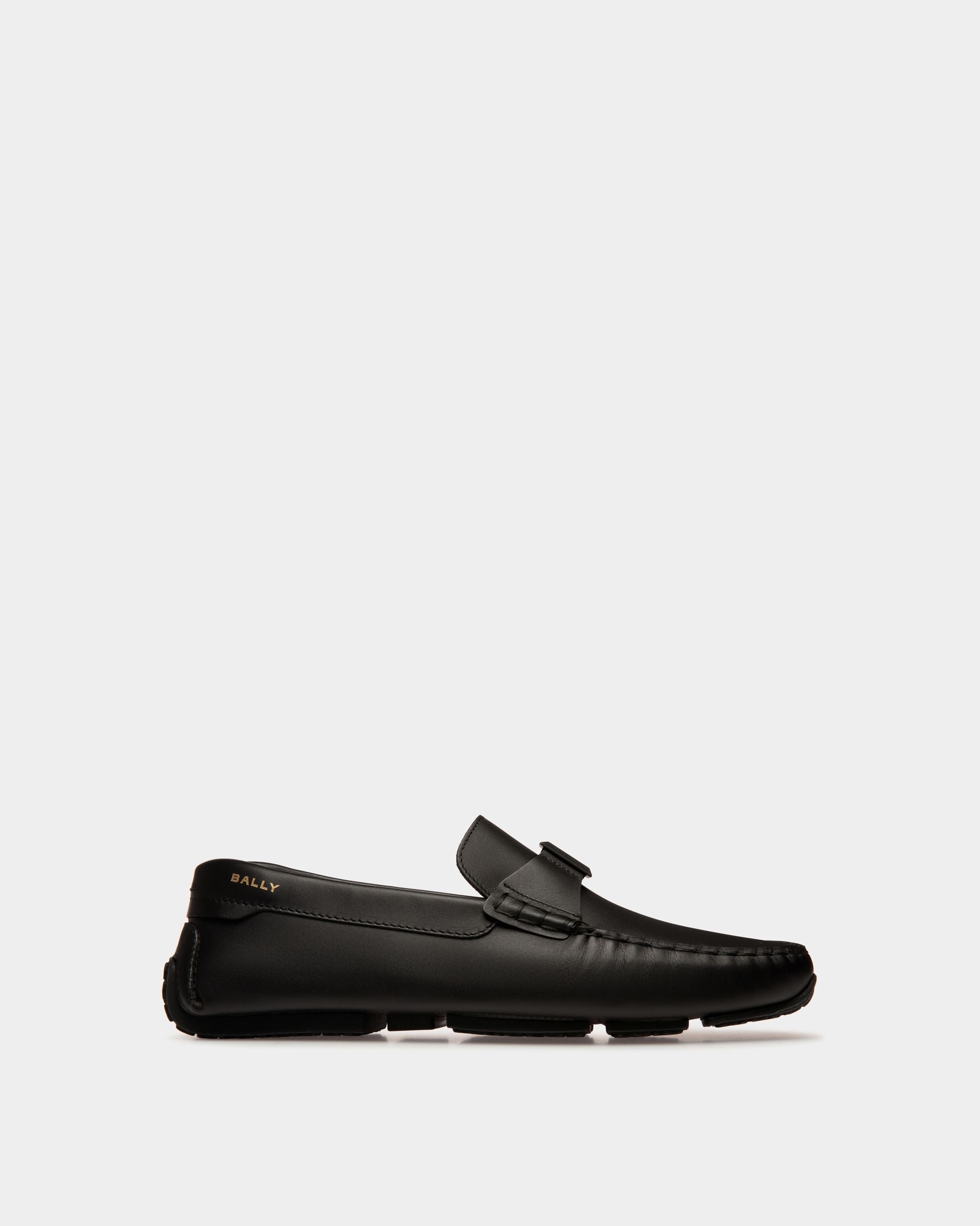 Bally Global - Pilot Driver In Black Leather - Black