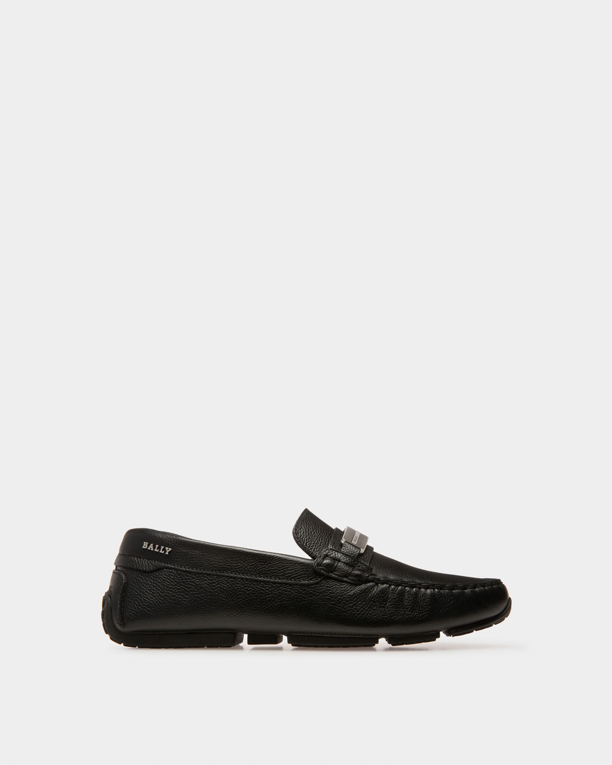 Bally Global - Paryse Leather Drivers In Black - Black