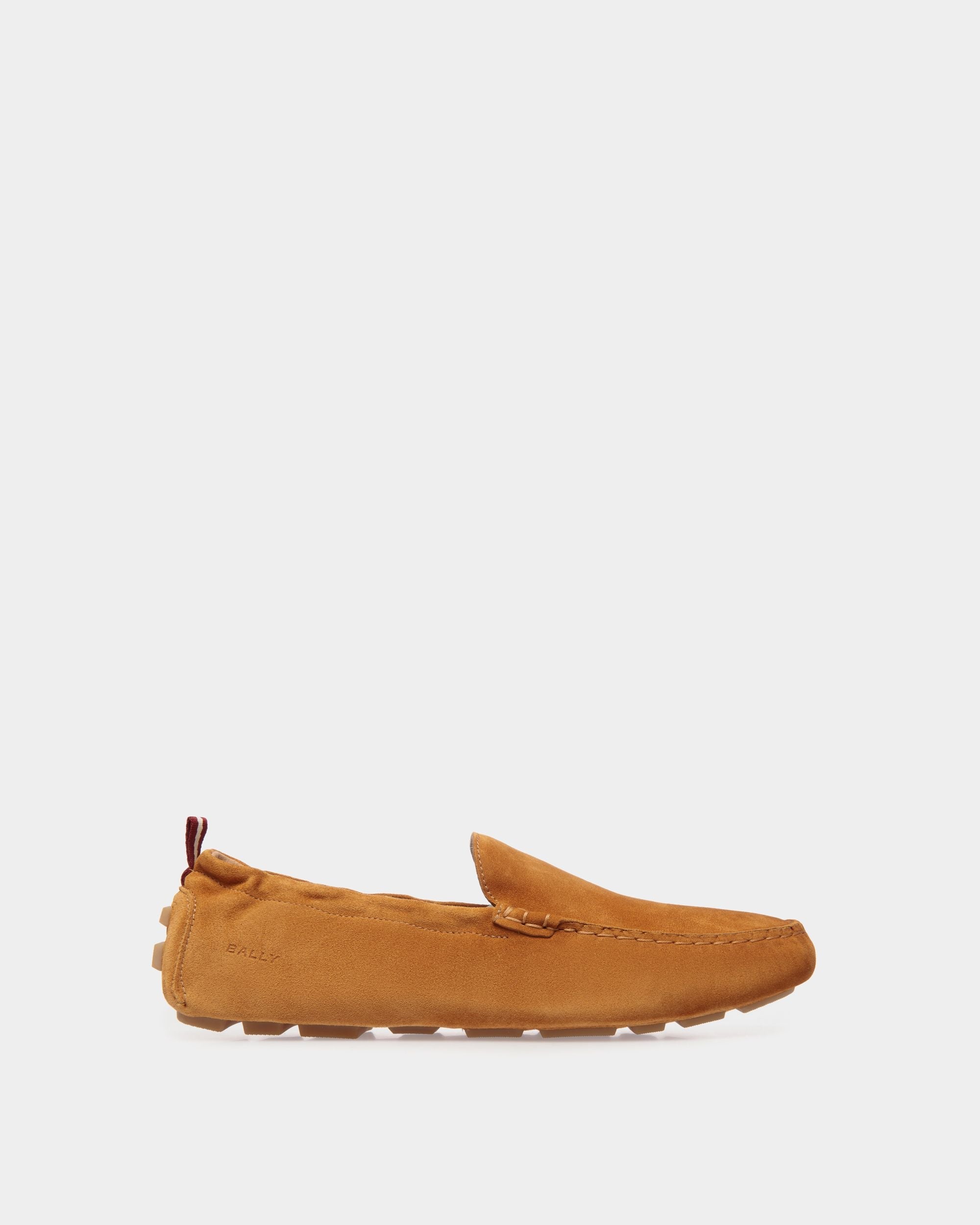 Bally Global - Kerbs Driver in Brown Suede Leather - Brown