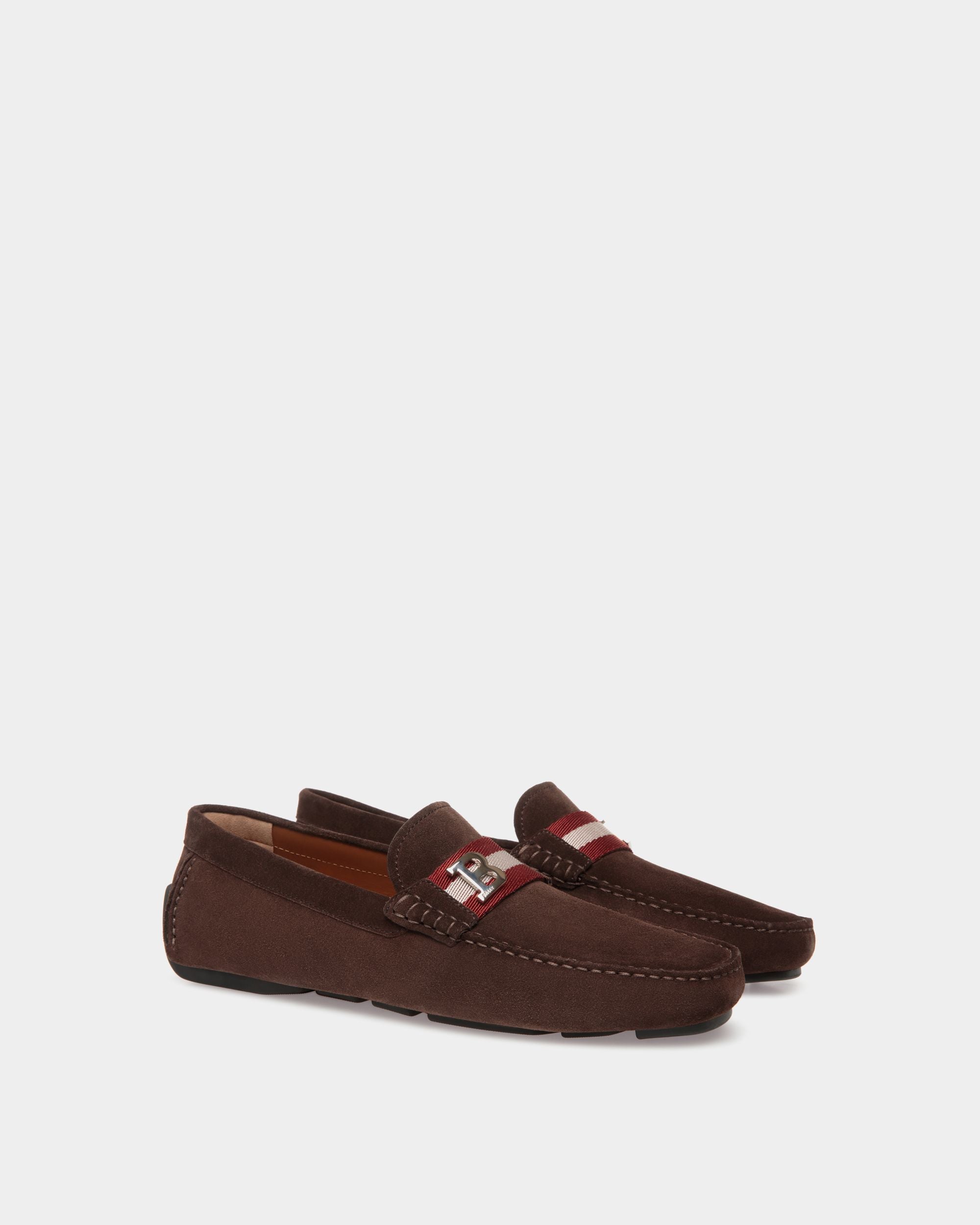 Bally Global - Driver in Brown Suede - Brown