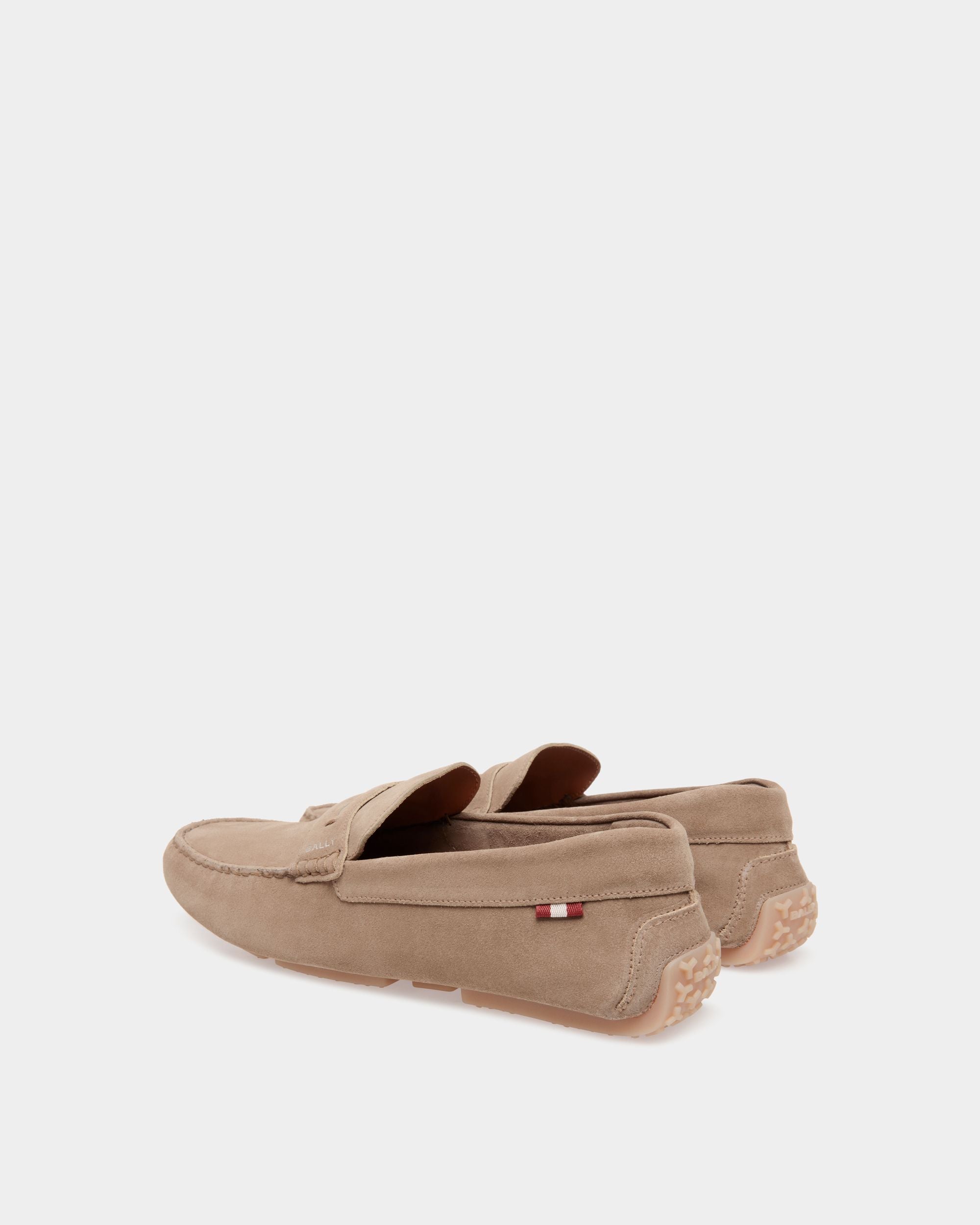 Bally Global - Pilot Driver in Taupe Suede - Brown