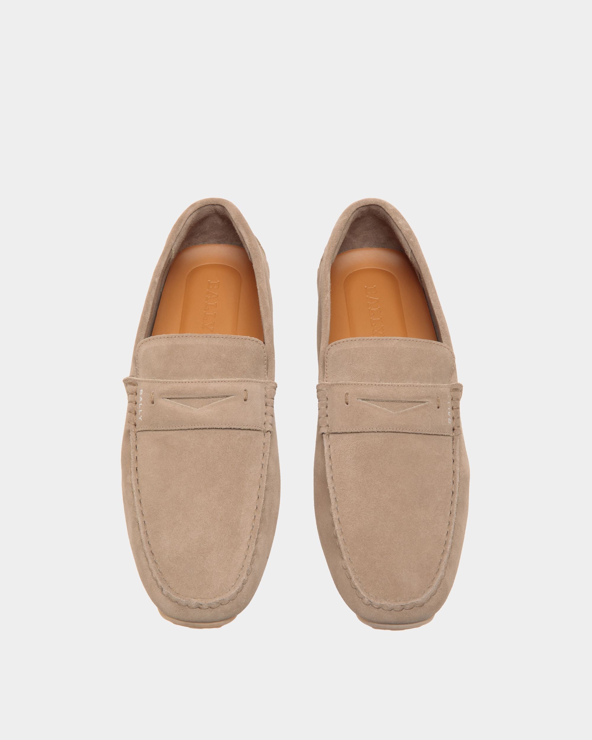 Bally Global - Pilot Driver in Taupe Suede - Brown