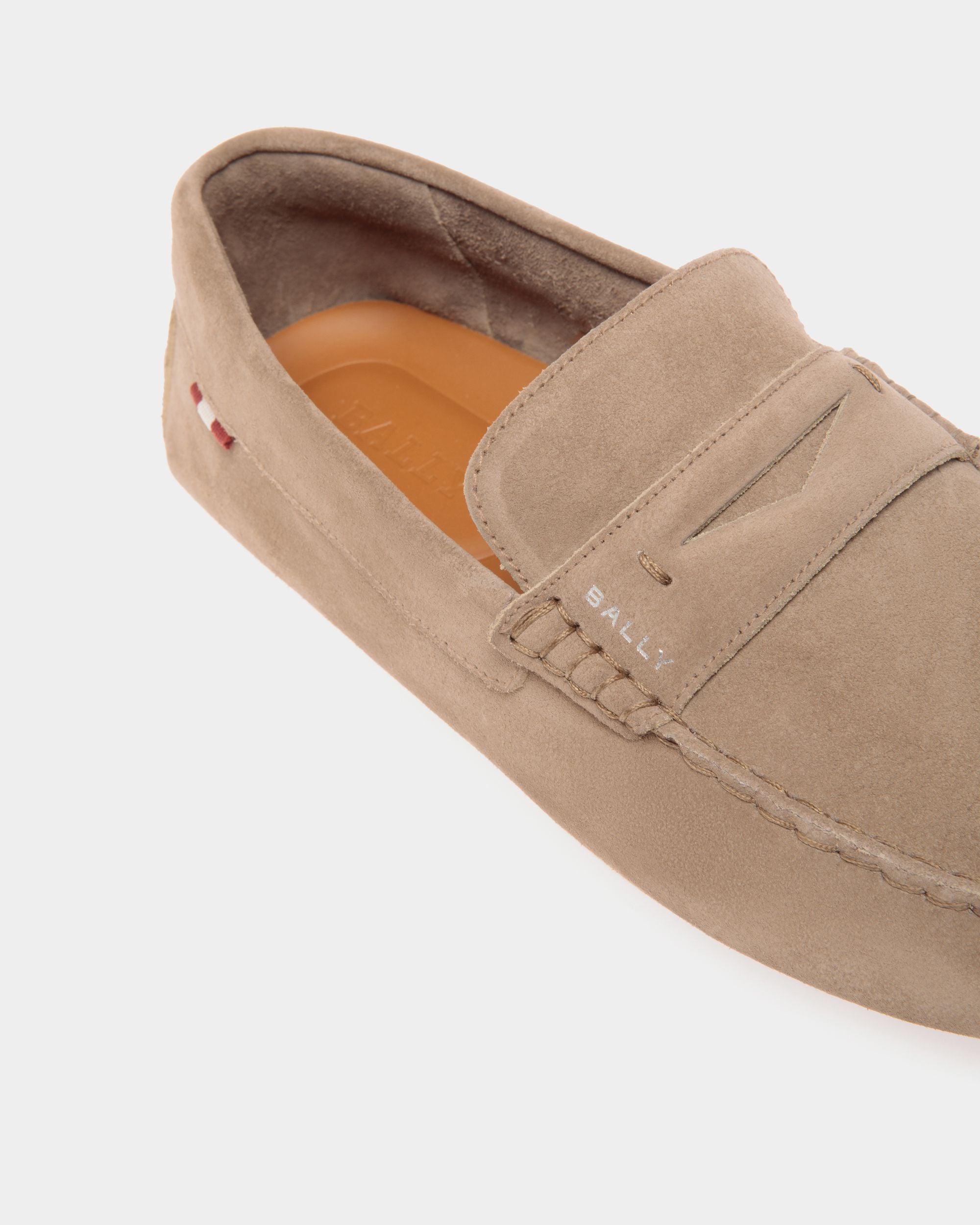 Bally Global - Pilot Driver in Taupe Suede - Brown