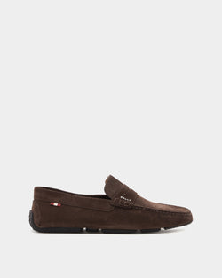 Pilot Driver in Ebano Suede