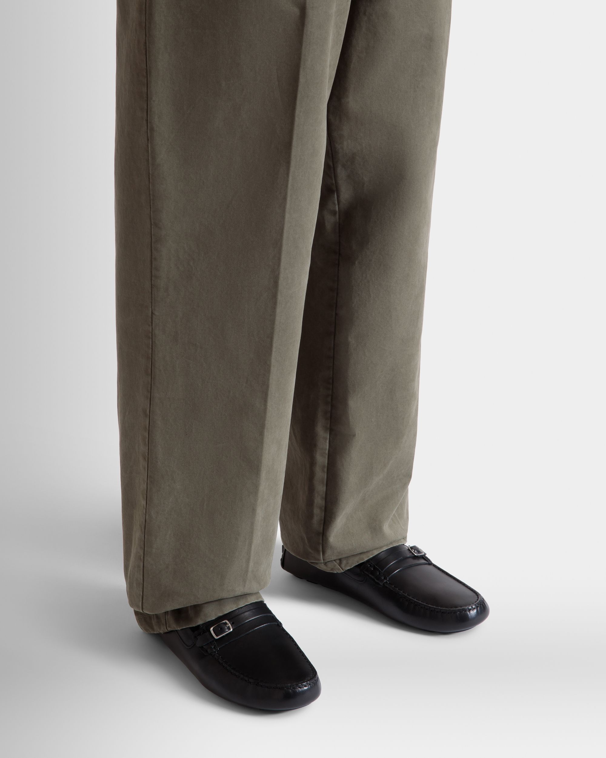 Bally Global - Kerbs Driver in Black Leather - Black