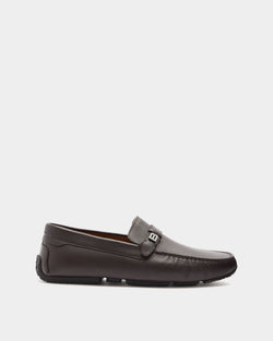 Pilot Driver in Ebano Grained Leather