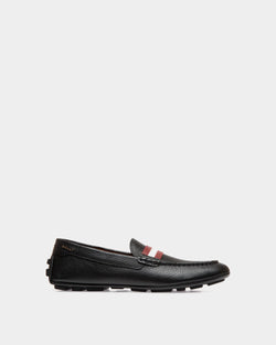 Chaussure Driver Kerbs En Cuir Grainé Noir