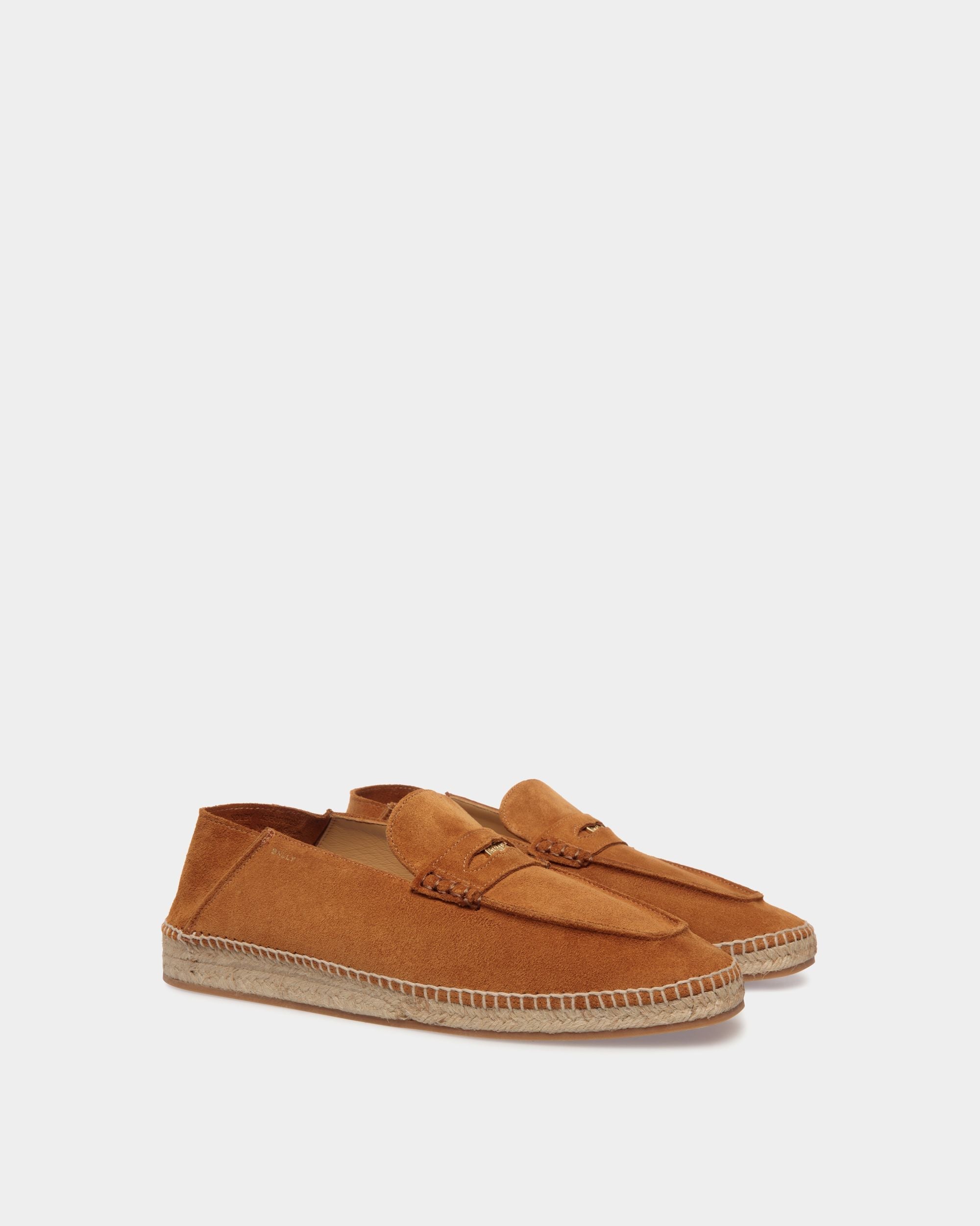 Bally Global - Karakas Espadrille in Suede Leather - Brown