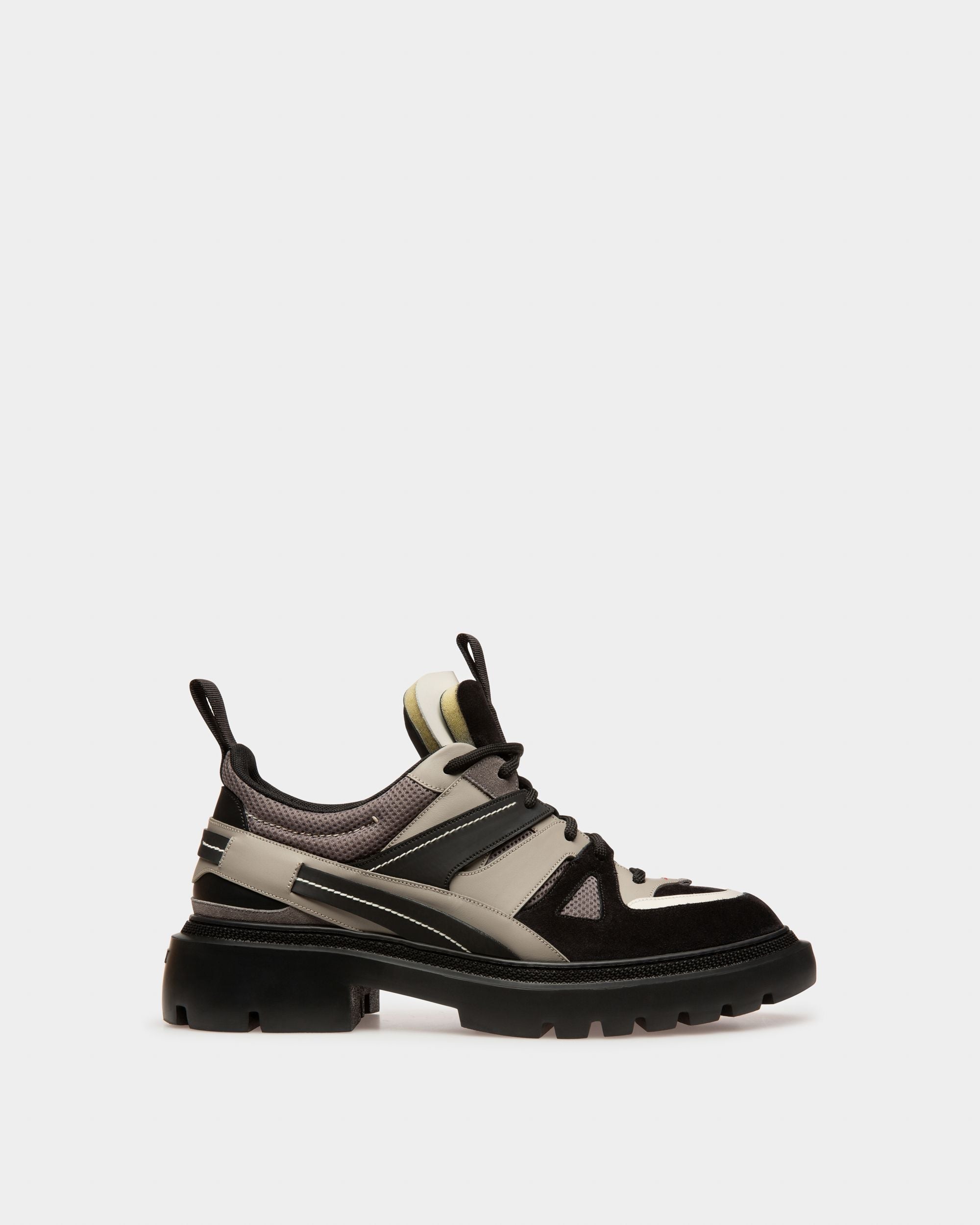 Bally Global - Vailont Leather Derbies In Black - Multicolor
