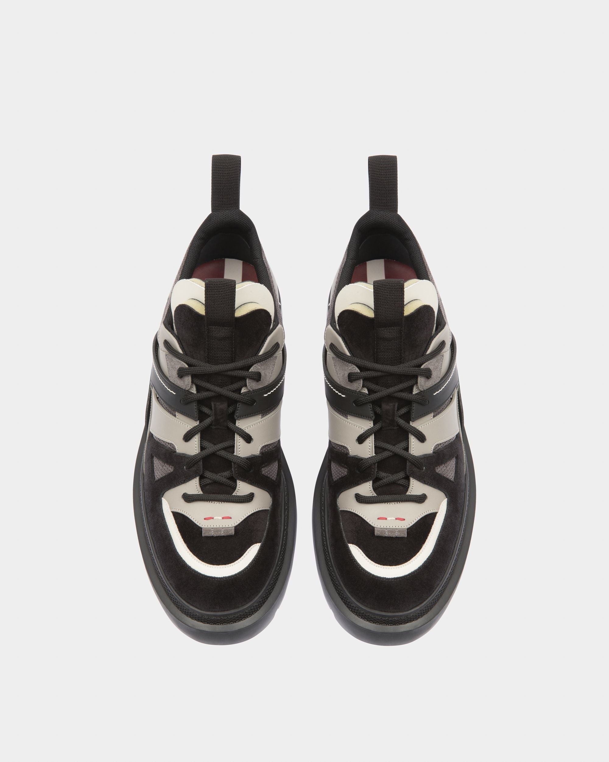Bally Global - Vailont Leather Derbies In Black - Multicolor