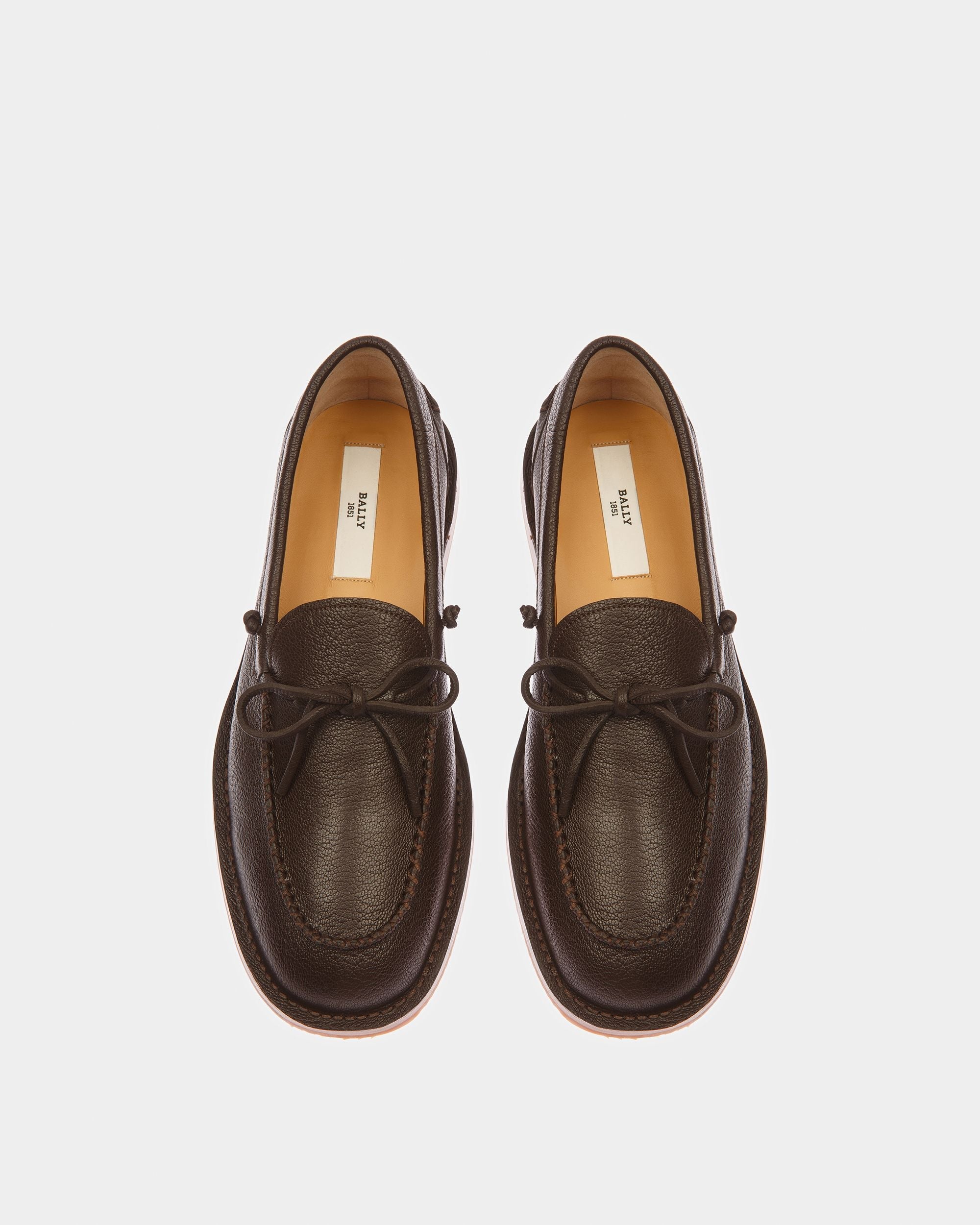 Bally Global - Fogar Mocasines De Piel En Marrón - Marrón