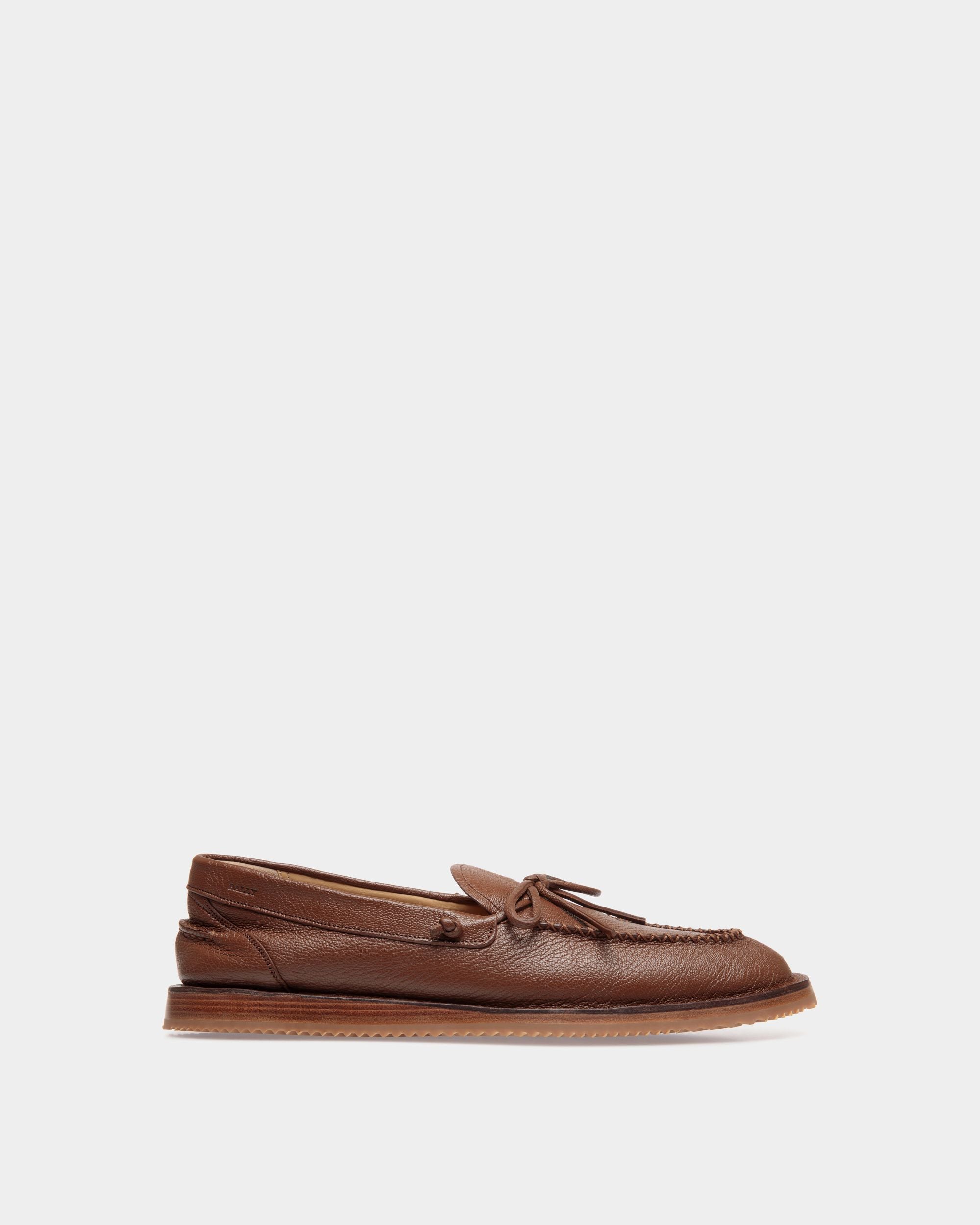 Bally Global - Florida Loafer In Brown Leather - Brown