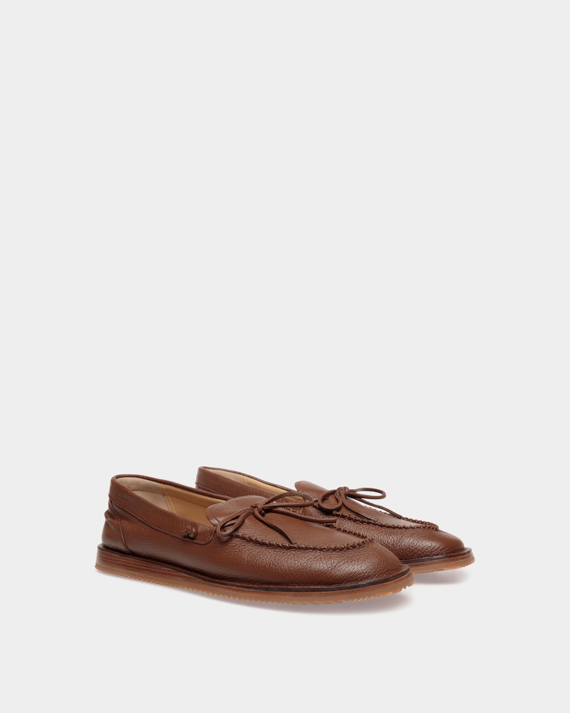 Bally Global - Florida Loafer In Brown Leather - Brown
